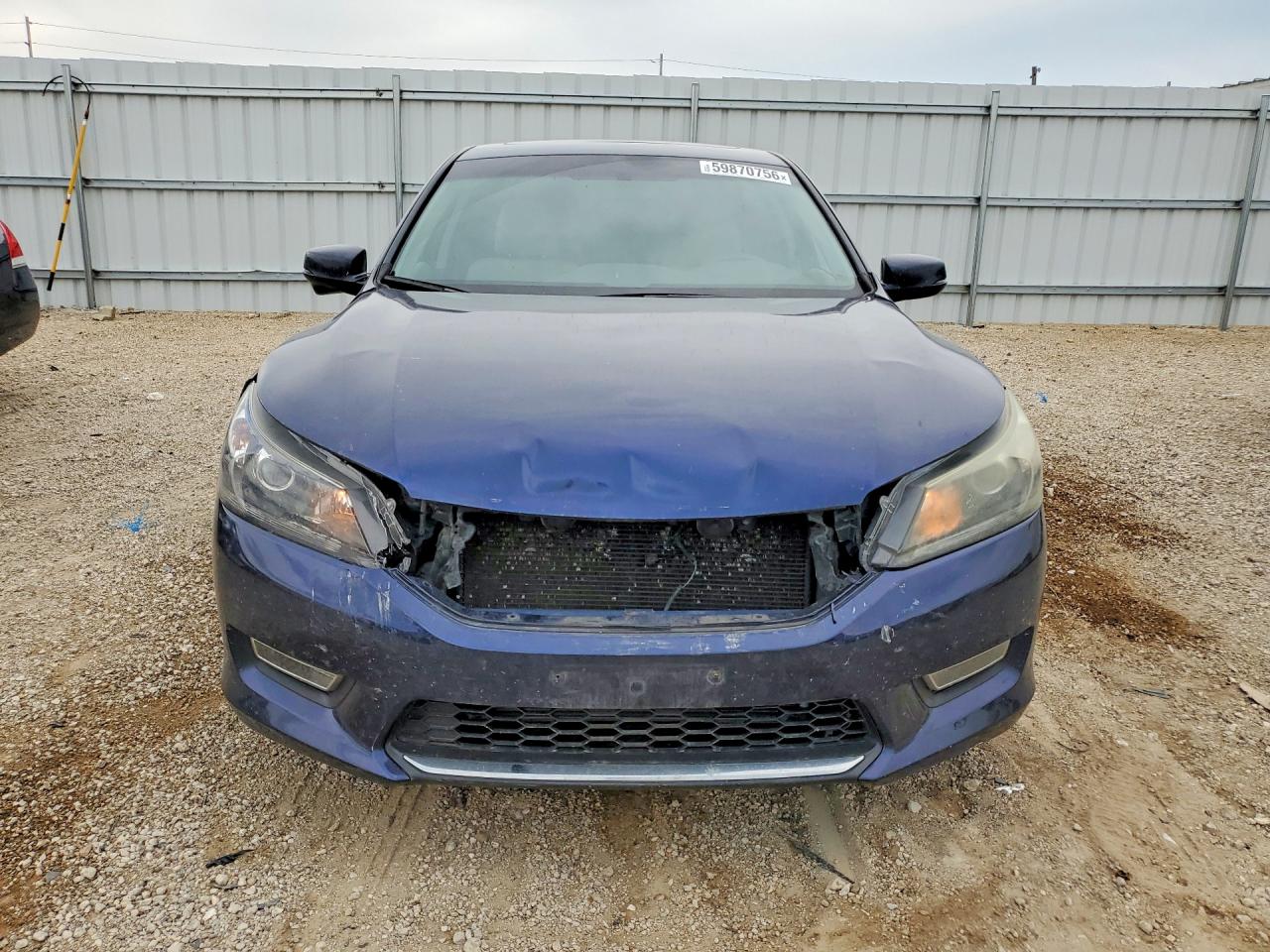 2013 Honda Accord Ex Blue vin: 1HGCR2F78DA184575