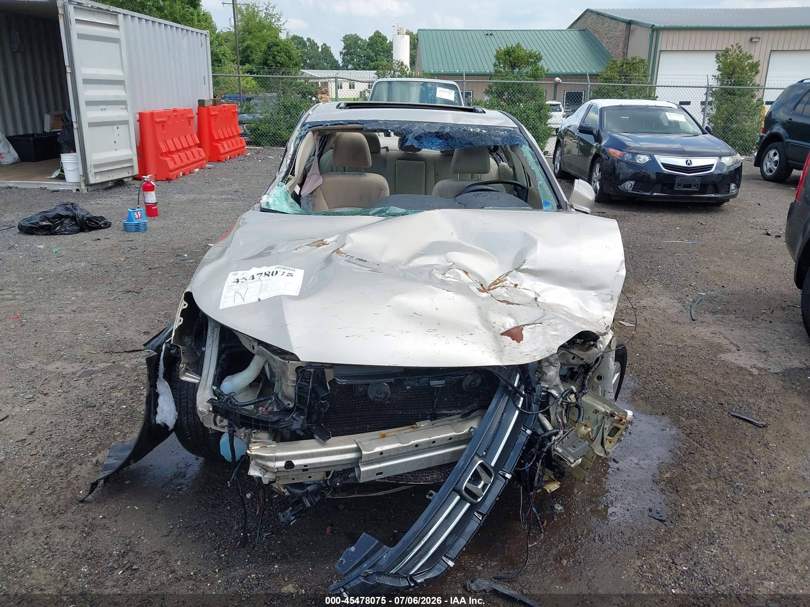 2013 Honda Accord Ex Champagne vin: 1HGCR2F78DA186357