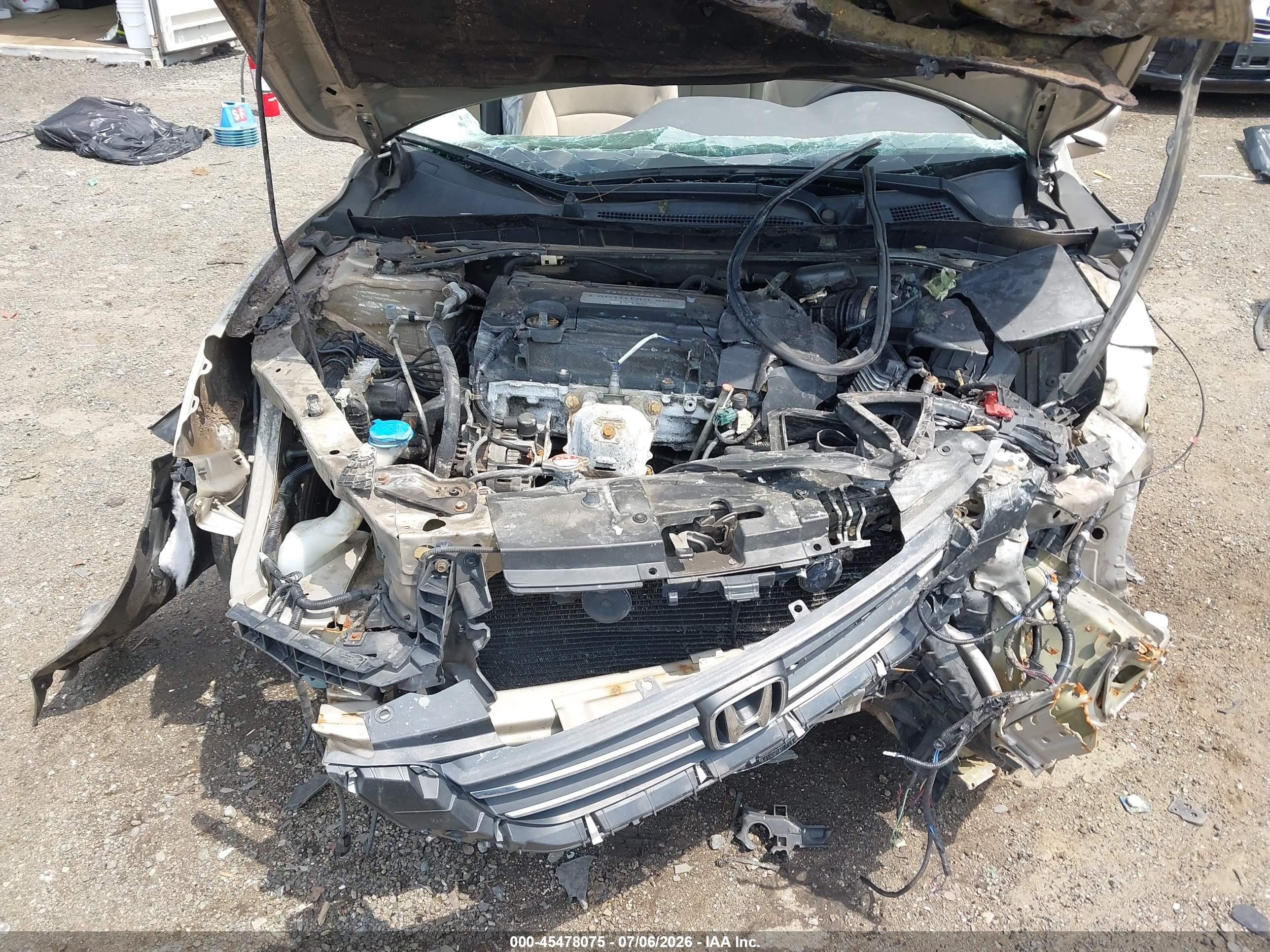 2013 Honda Accord Ex Champagne vin: 1HGCR2F78DA186357