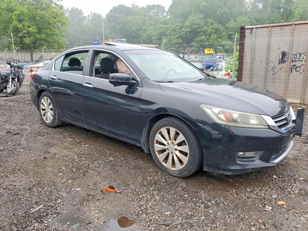 2013 Honda Accord Ex Black vin: 1HGCR2F78DA213394
