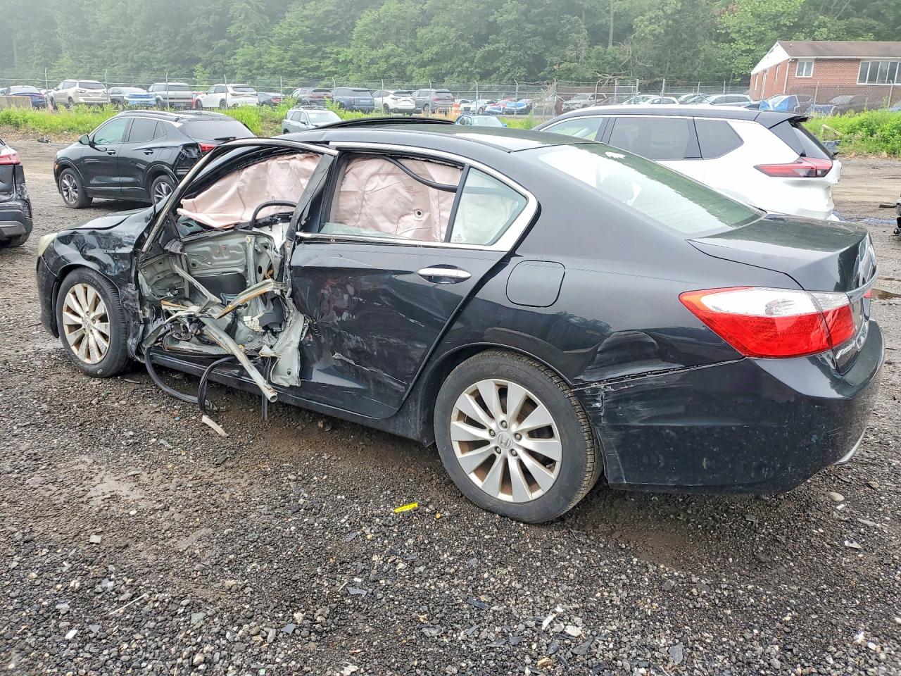 2013 Honda Accord Ex Black vin: 1HGCR2F78DA213394