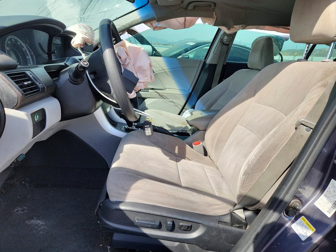 2013 Honda Accord Ex Gray vin: 1HGCR2F78DA214996