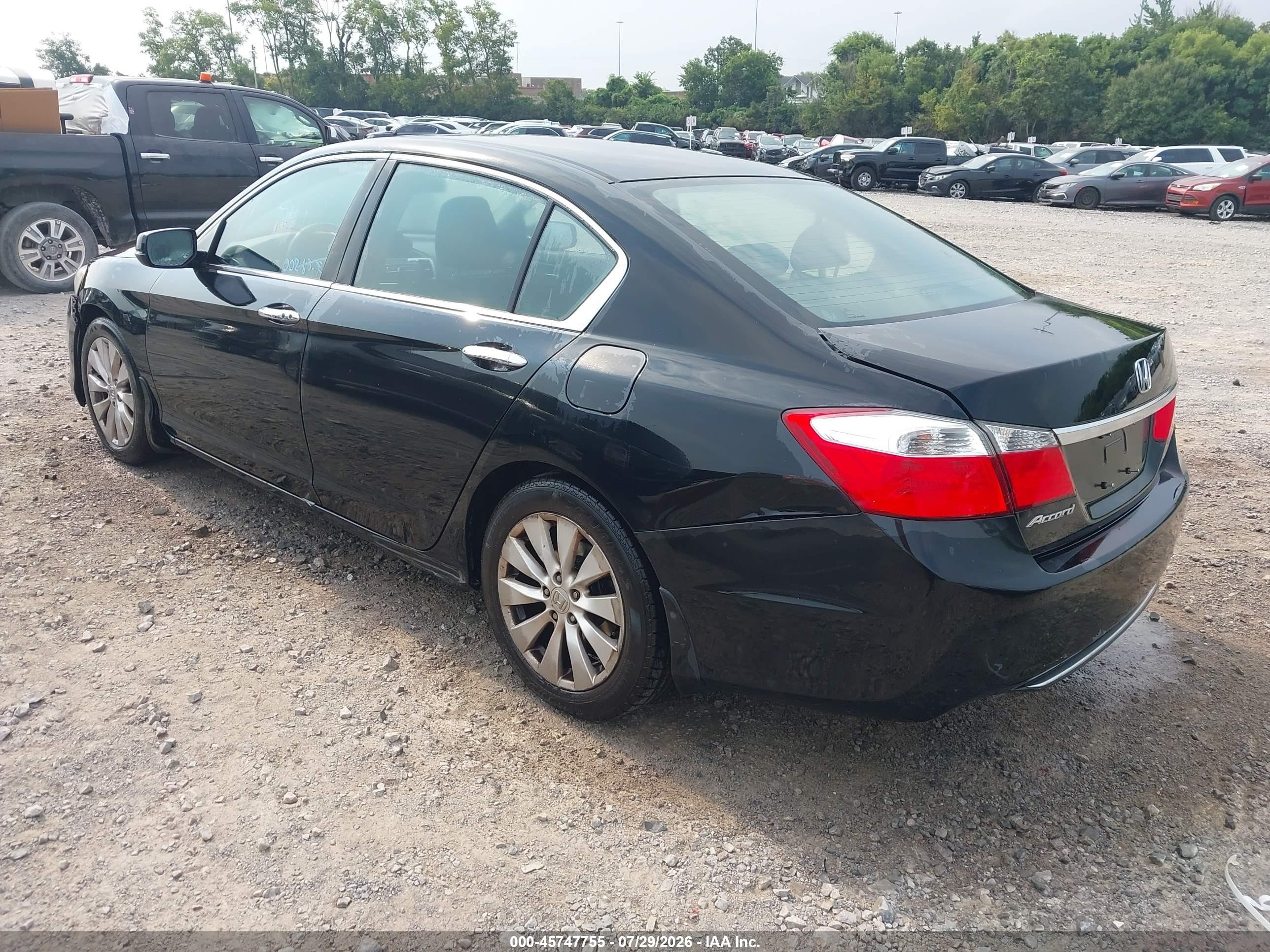 2013 Honda Accord Ex Black vin: 1HGCR2F78DA220622