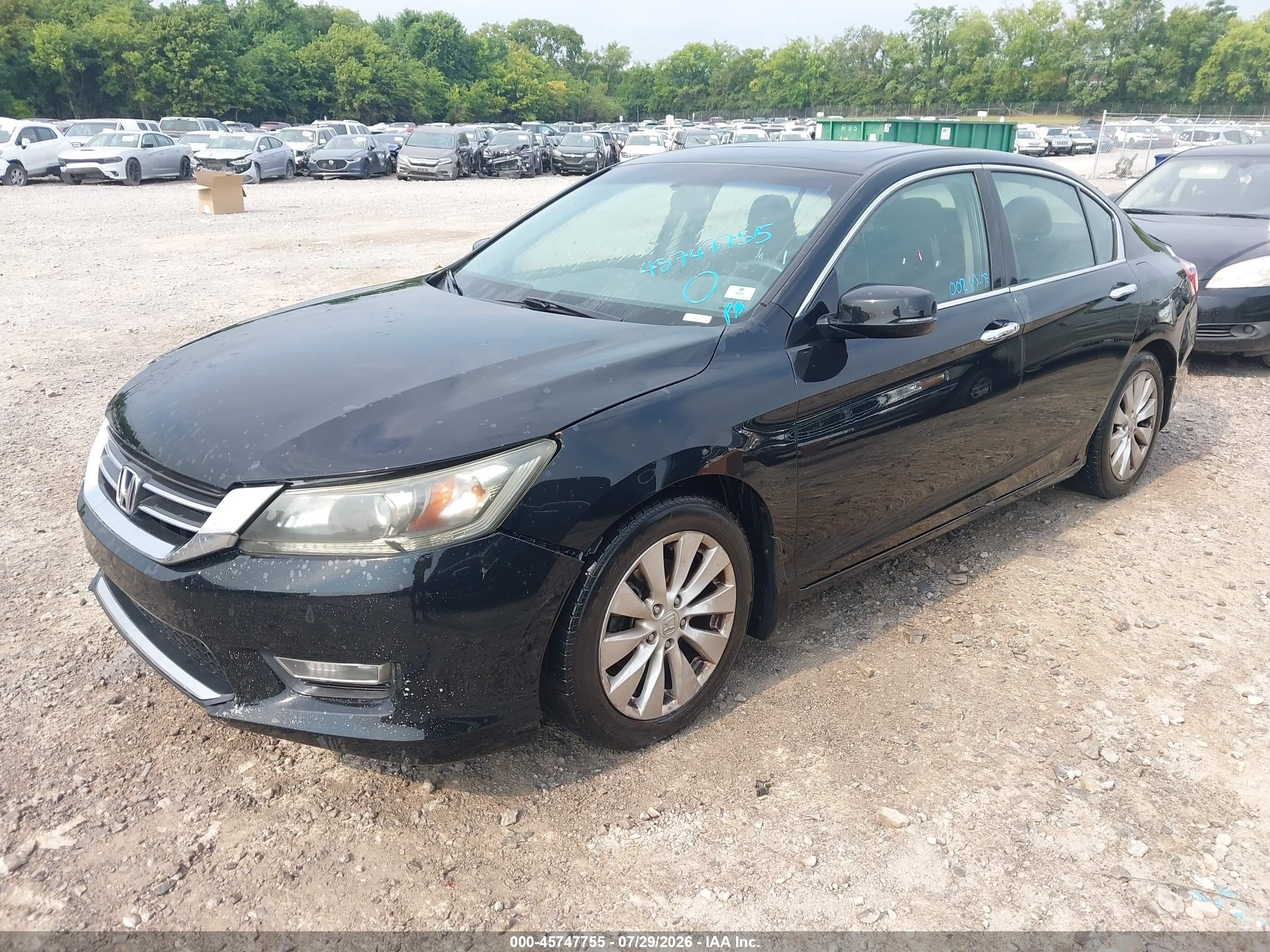 2013 Honda Accord Ex Black vin: 1HGCR2F78DA220622