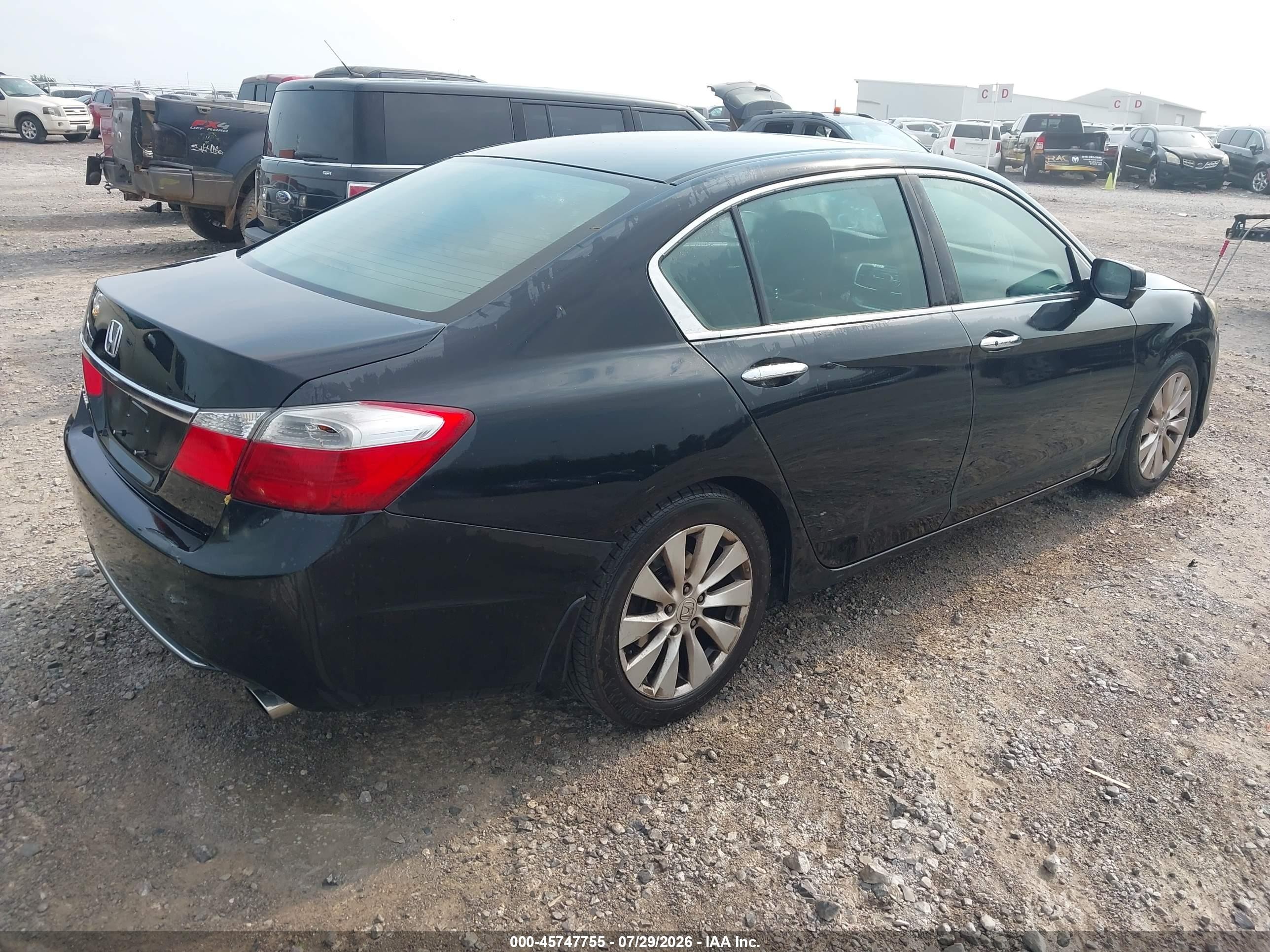 2013 Honda Accord Ex Black vin: 1HGCR2F78DA220622