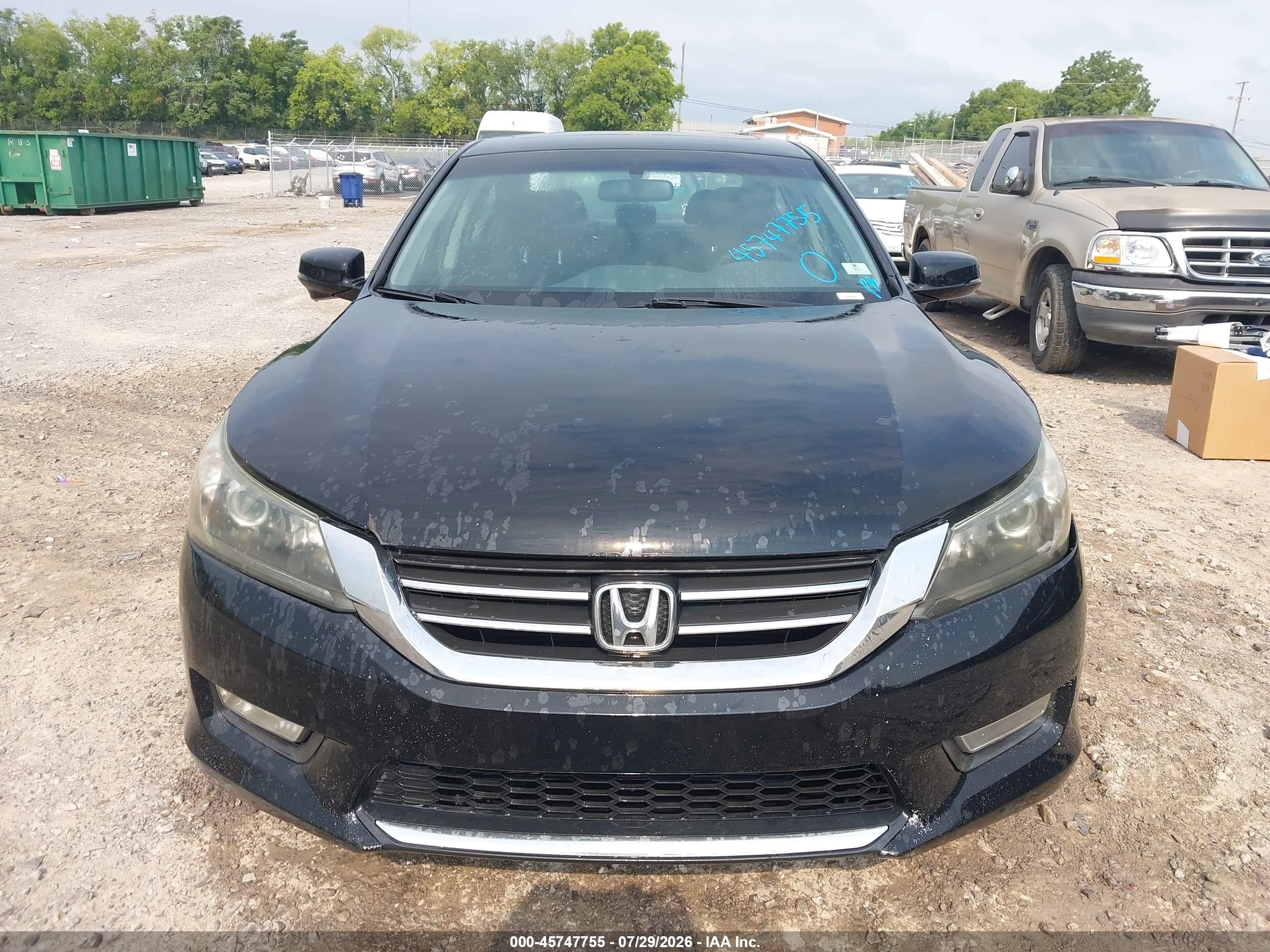 2013 Honda Accord Ex Black vin: 1HGCR2F78DA220622