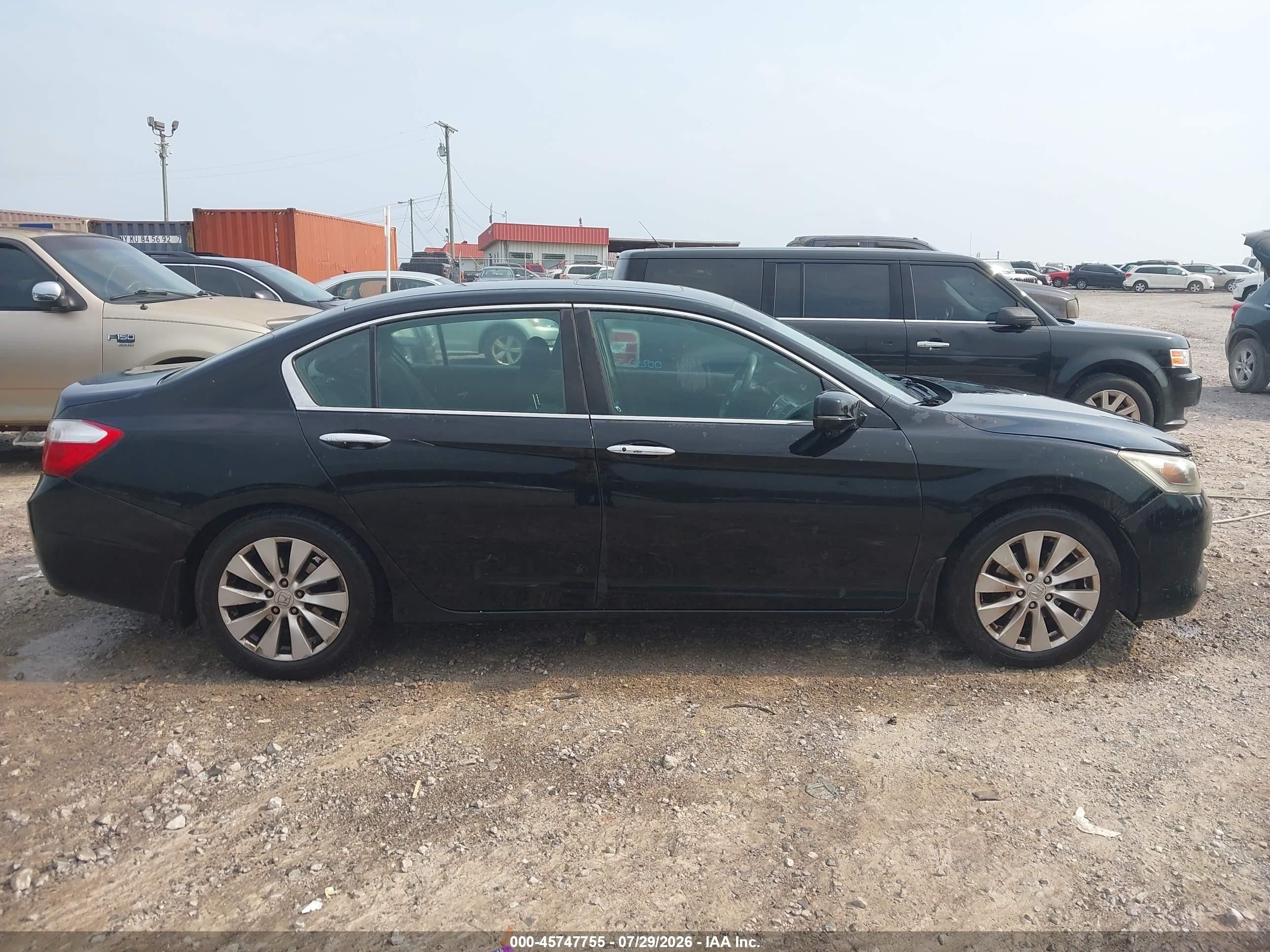 2013 Honda Accord Ex Black vin: 1HGCR2F78DA220622