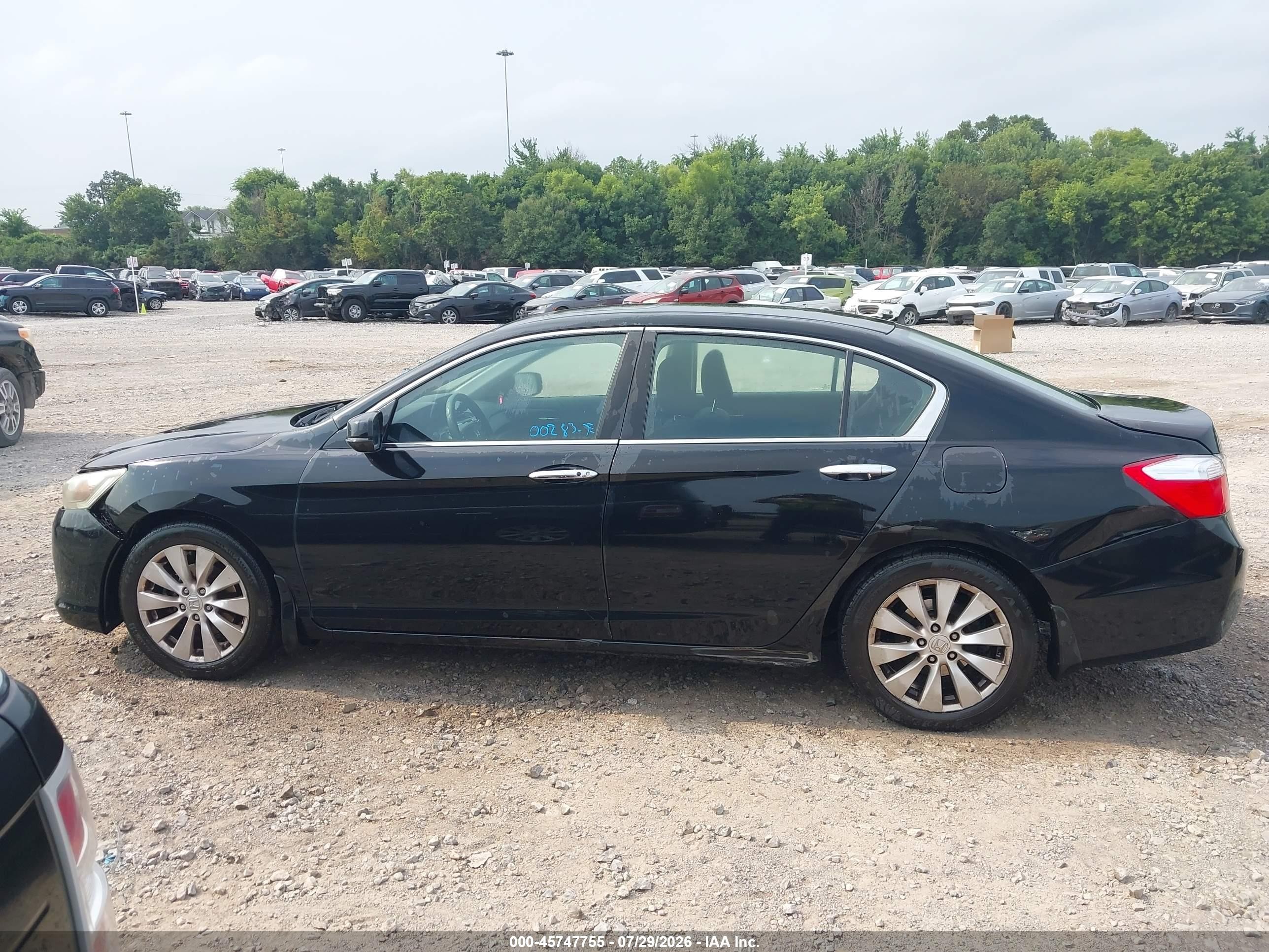 2013 Honda Accord Ex Black vin: 1HGCR2F78DA220622