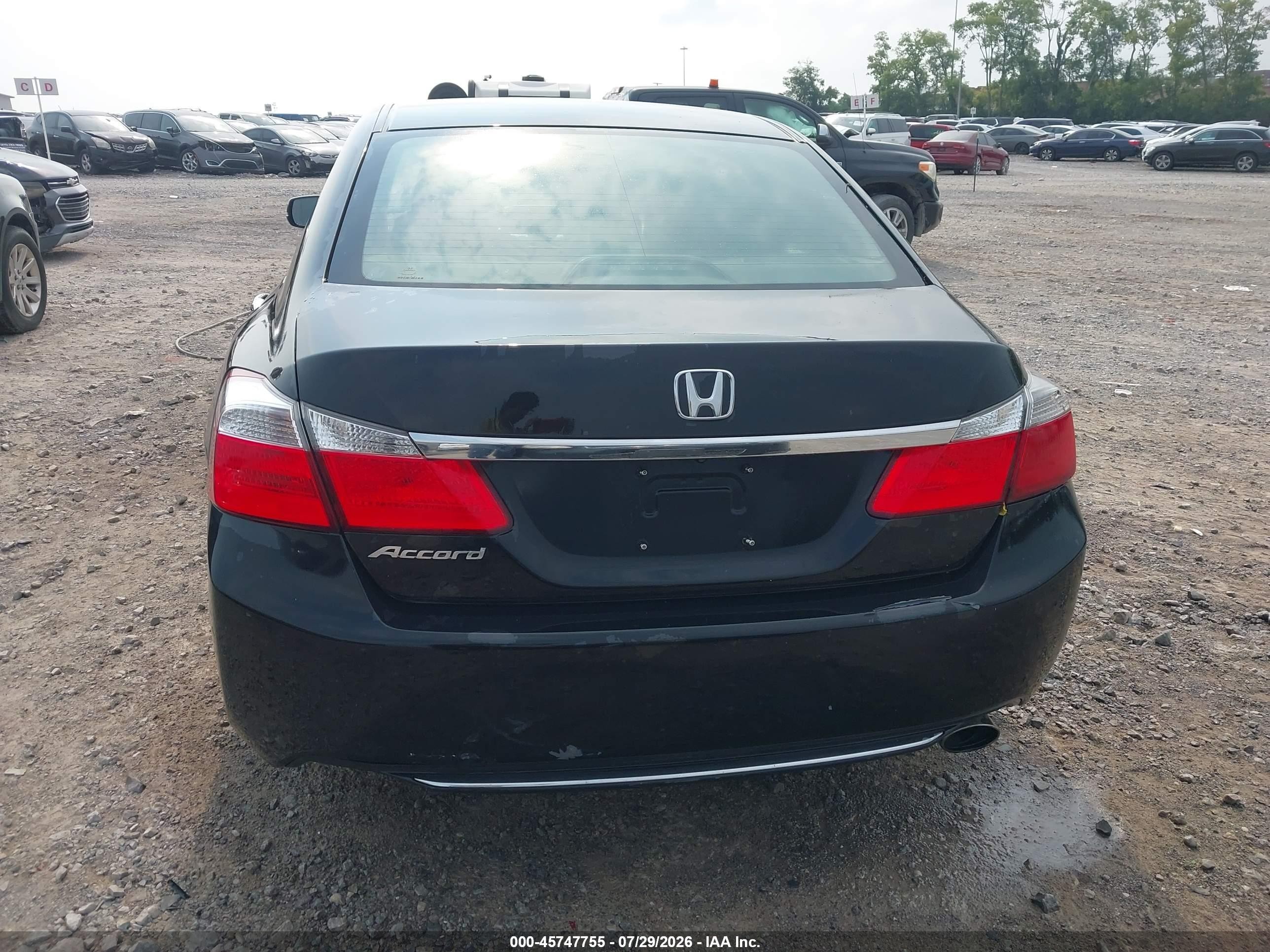 2013 Honda Accord Ex Black vin: 1HGCR2F78DA220622