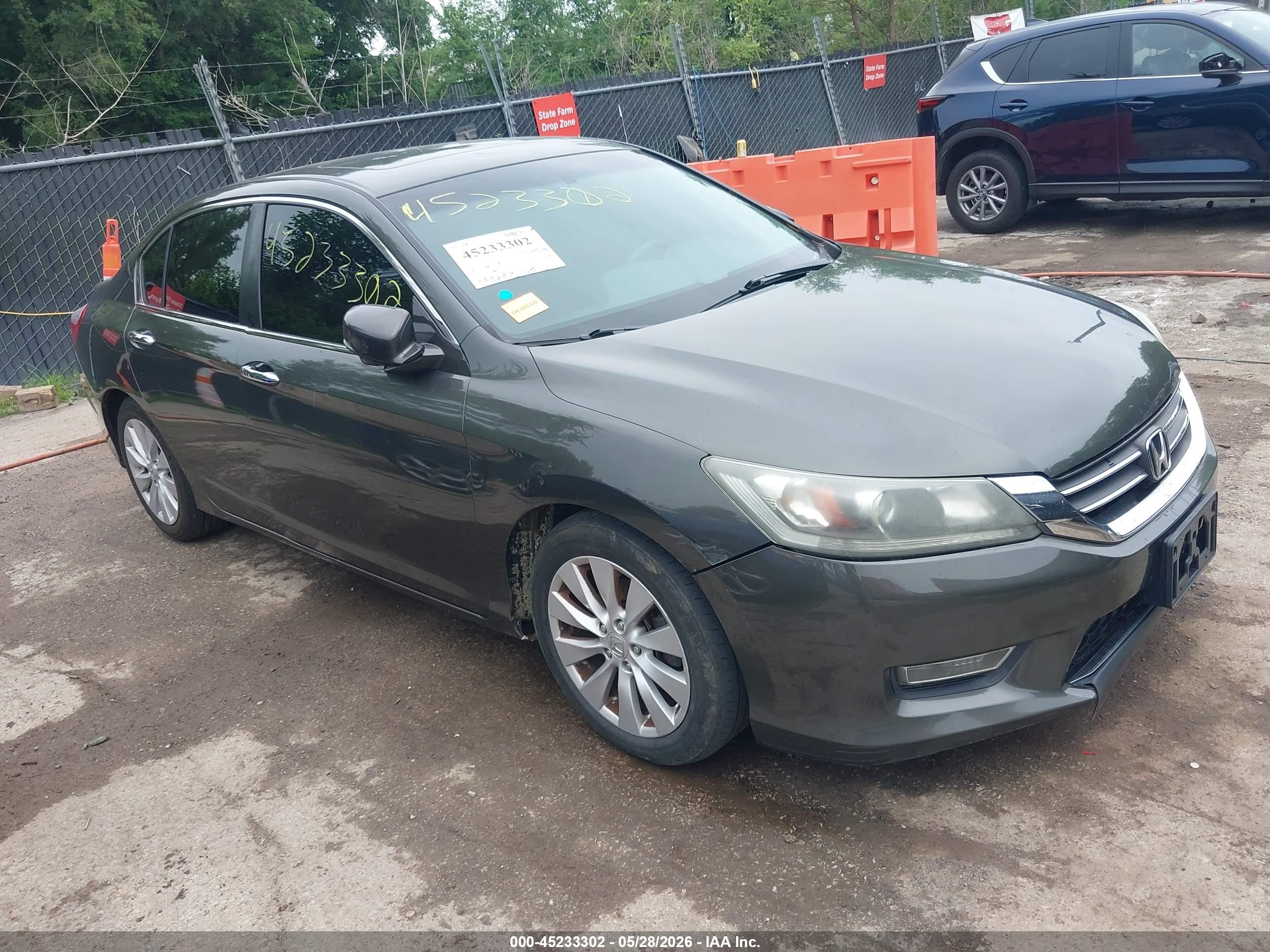 2013 Honda Accord Ex Black vin: 1HGCR2F78DA255015