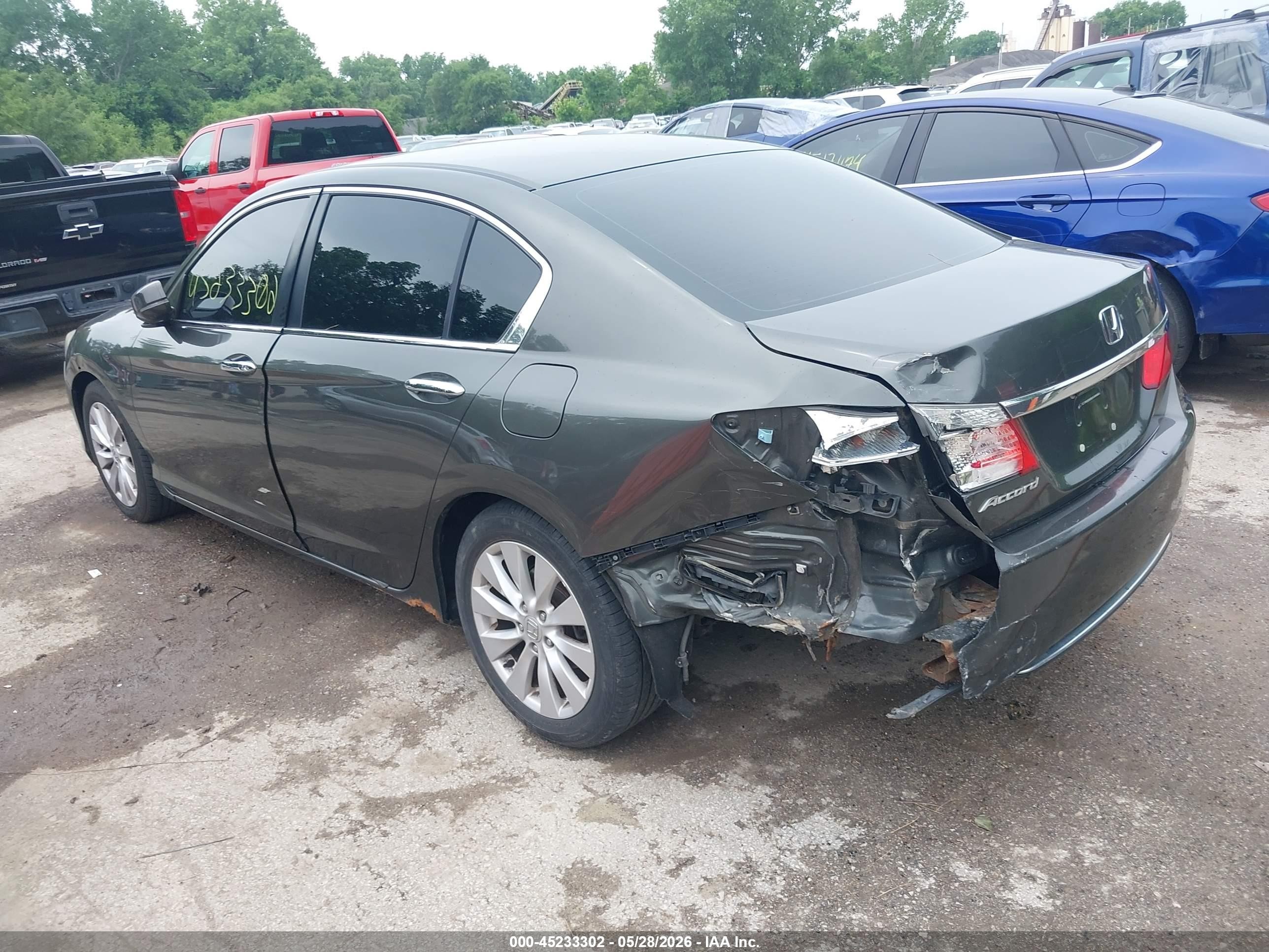 2013 Honda Accord Ex Black vin: 1HGCR2F78DA255015