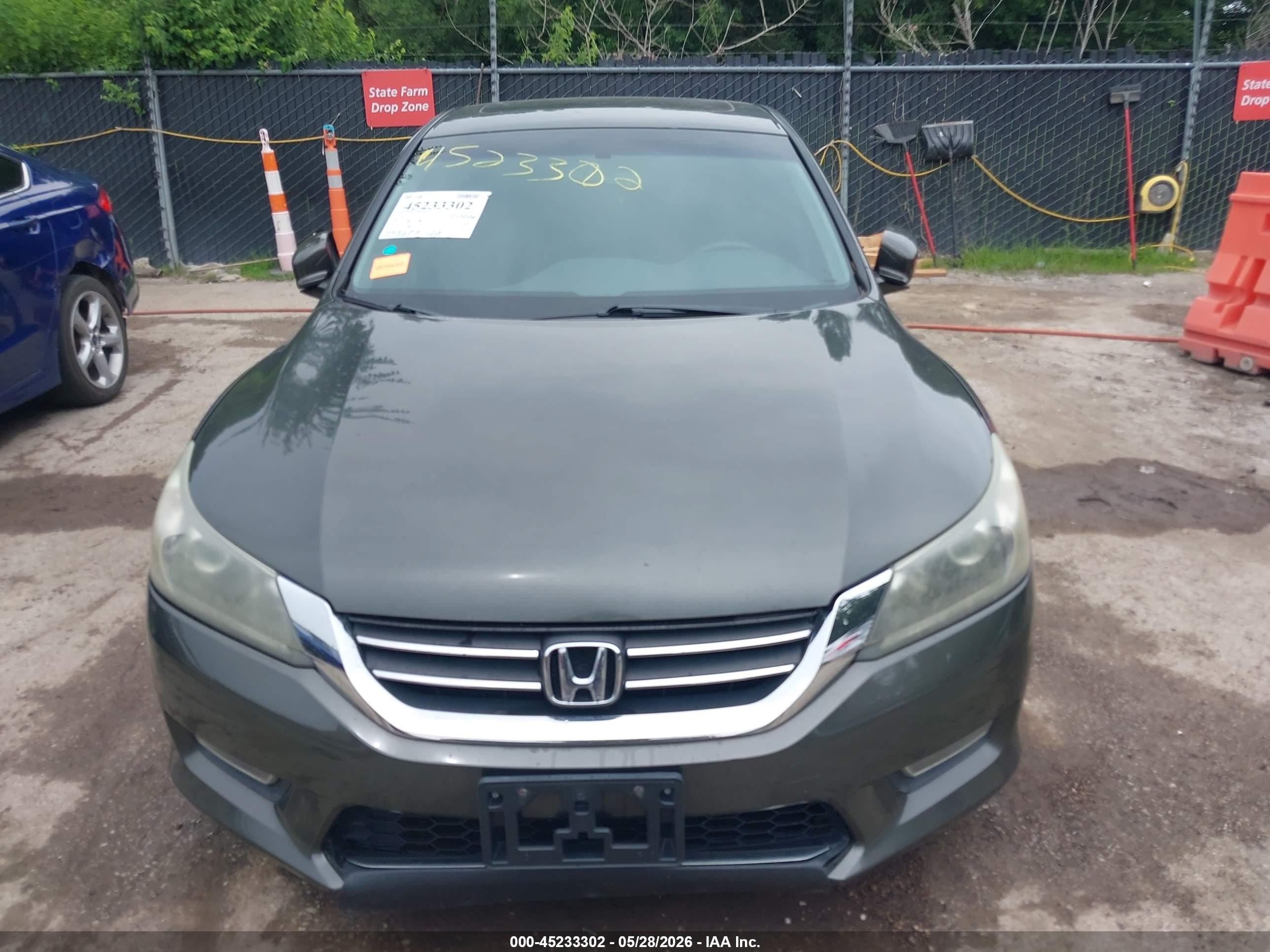2013 Honda Accord Ex Black vin: 1HGCR2F78DA255015