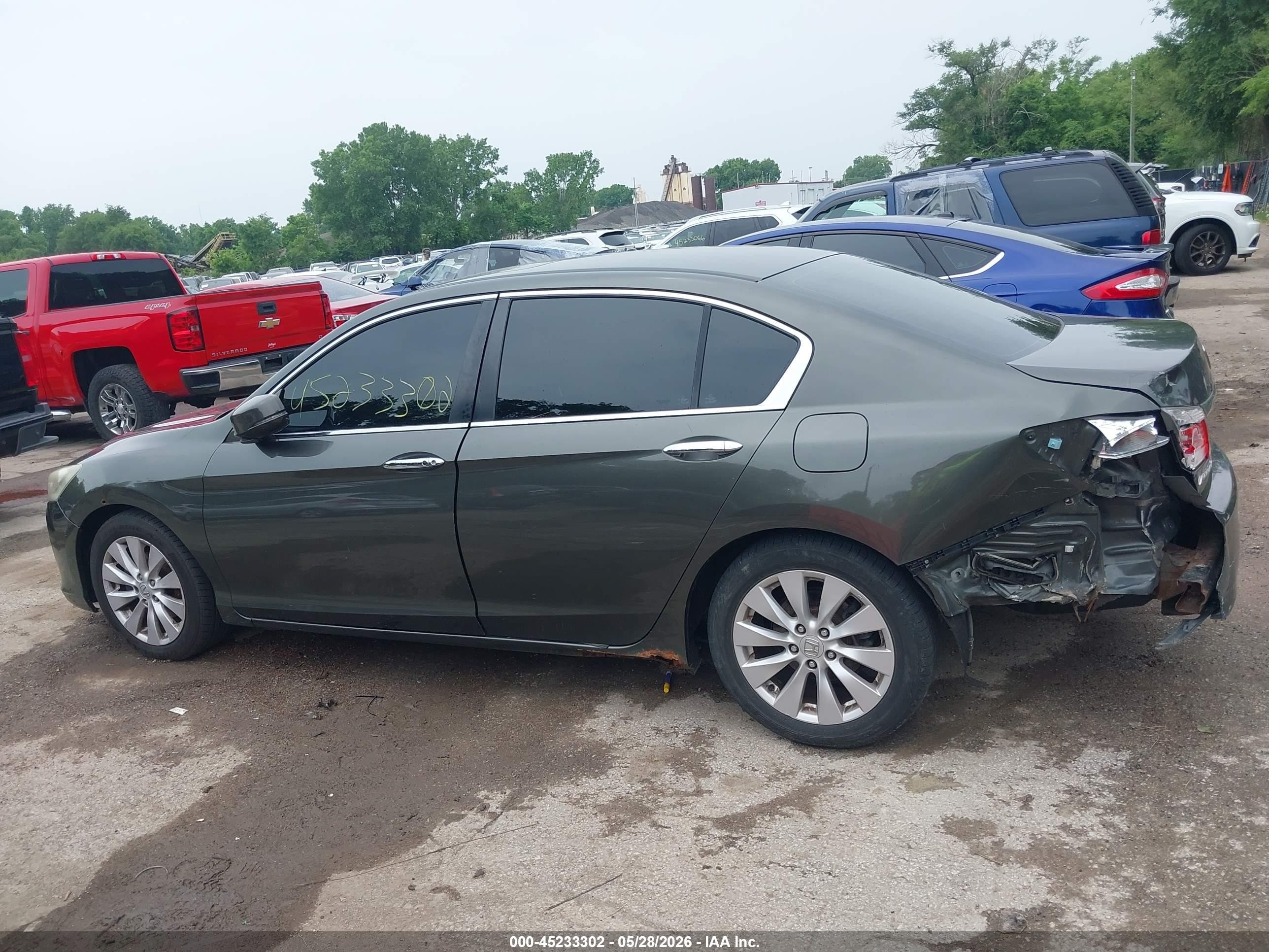 2013 Honda Accord Ex Black vin: 1HGCR2F78DA255015