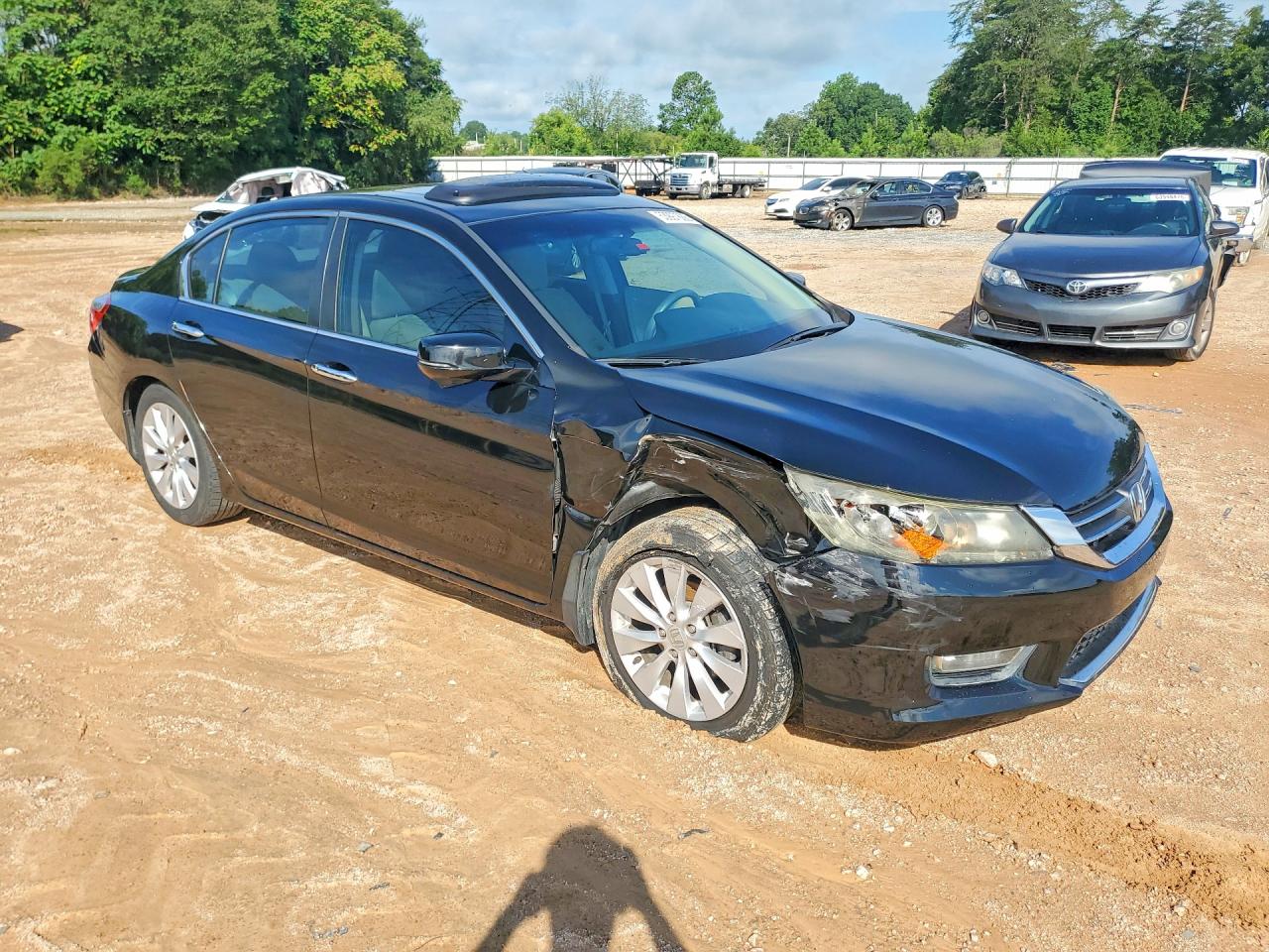 2013 Honda Accord Ex Black vin: 1HGCR2F78DA263941