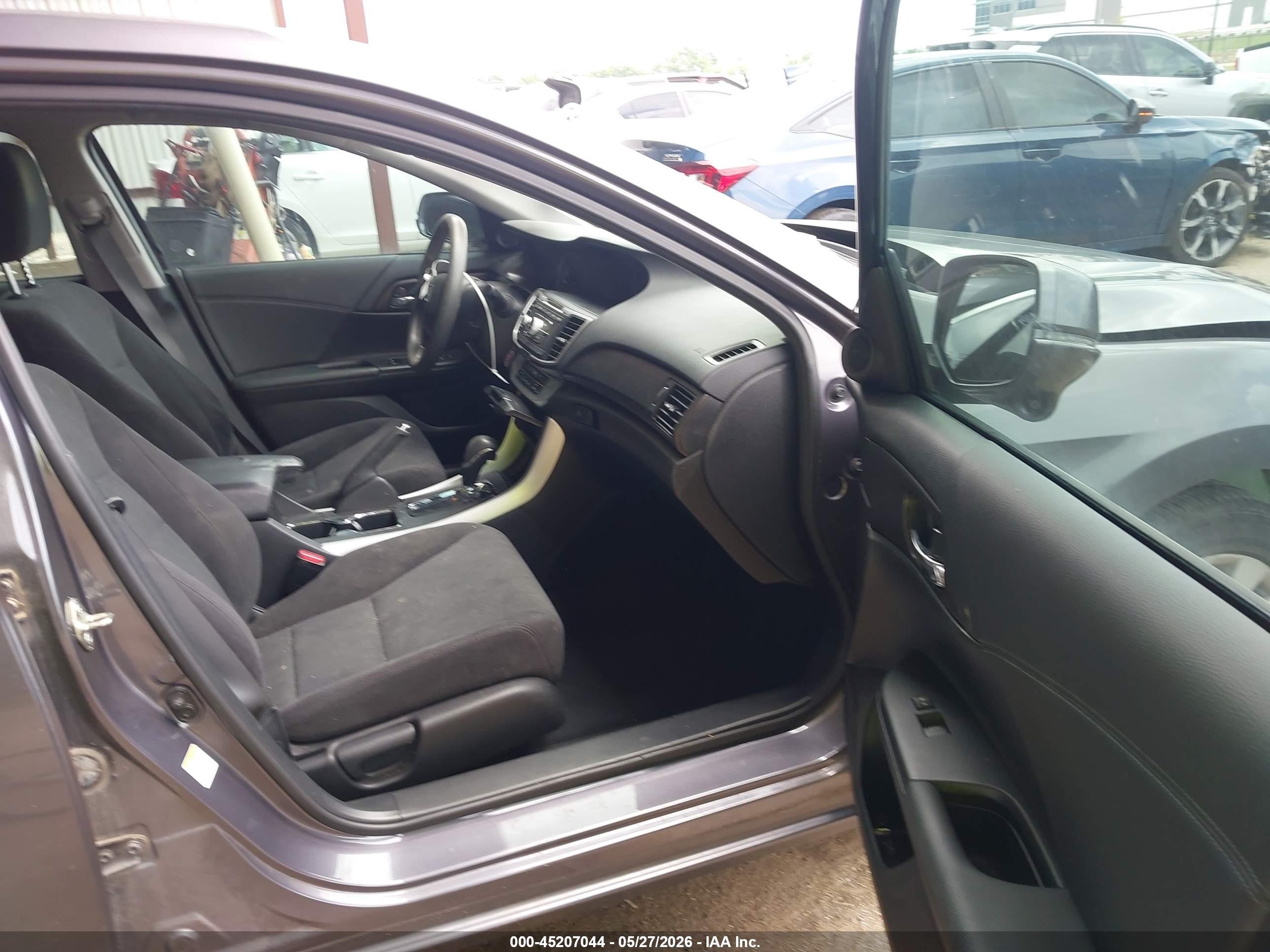 2015 Honda Accord Ex Gray vin: 1HGCR2F78FA001663