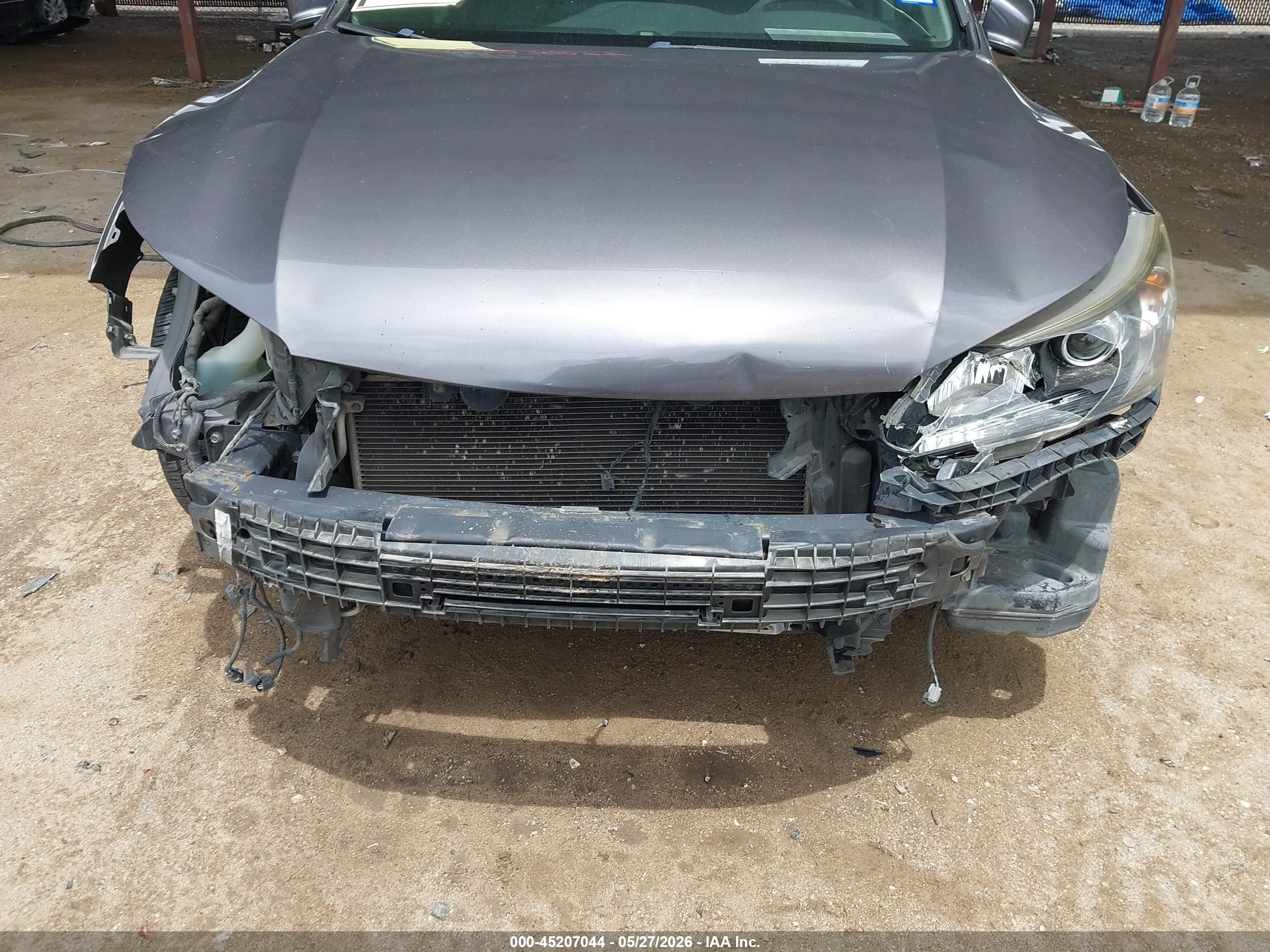 2015 Honda Accord Ex Gray vin: 1HGCR2F78FA001663