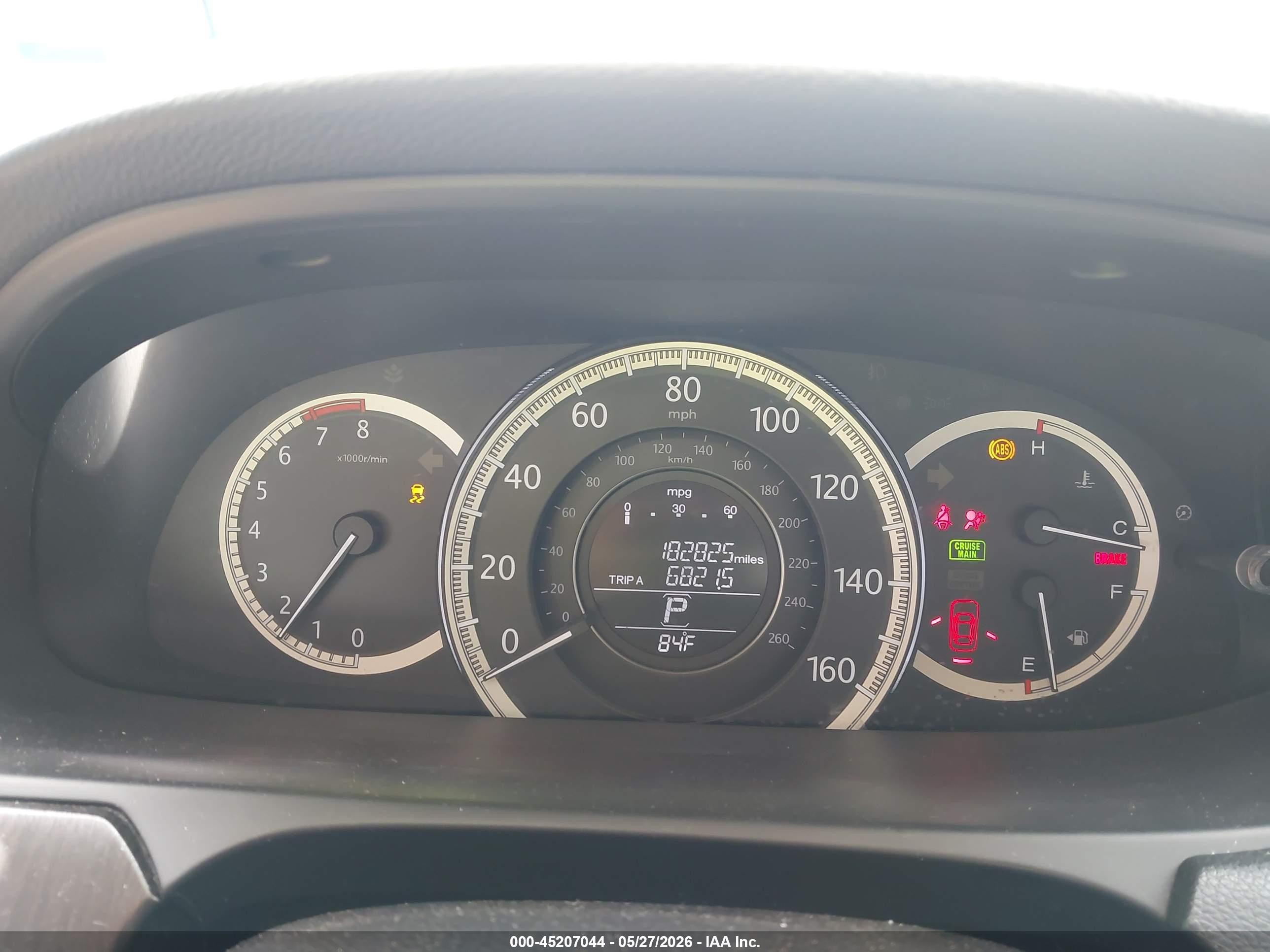 2015 Honda Accord Ex Gray vin: 1HGCR2F78FA001663