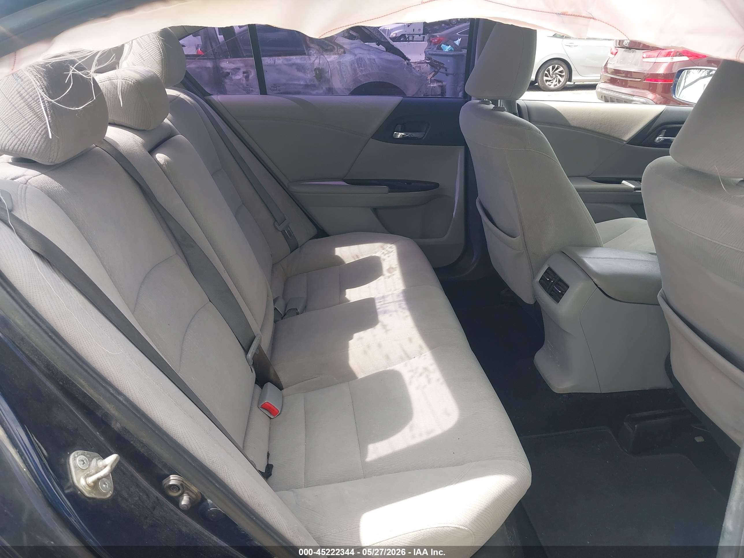 2015 Honda Accord Ex Blue vin: 1HGCR2F78FA030998