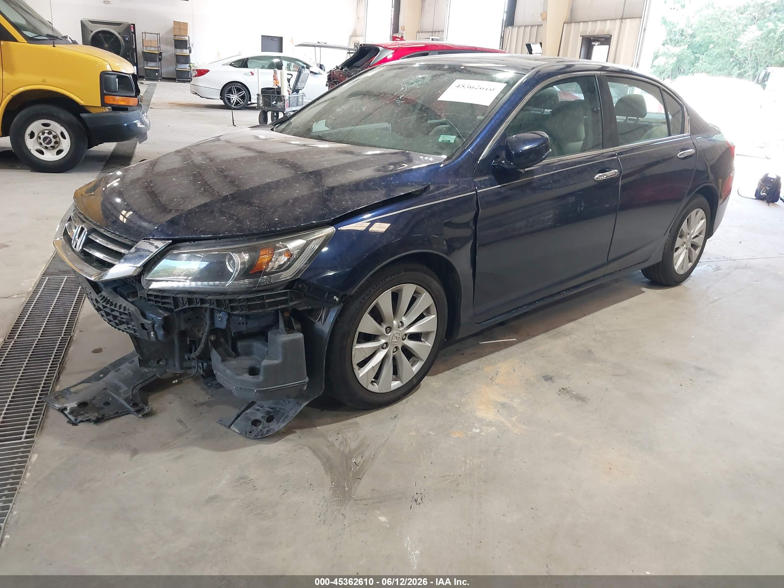 2015 Honda Accord Ex Blue vin: 1HGCR2F78FA114433