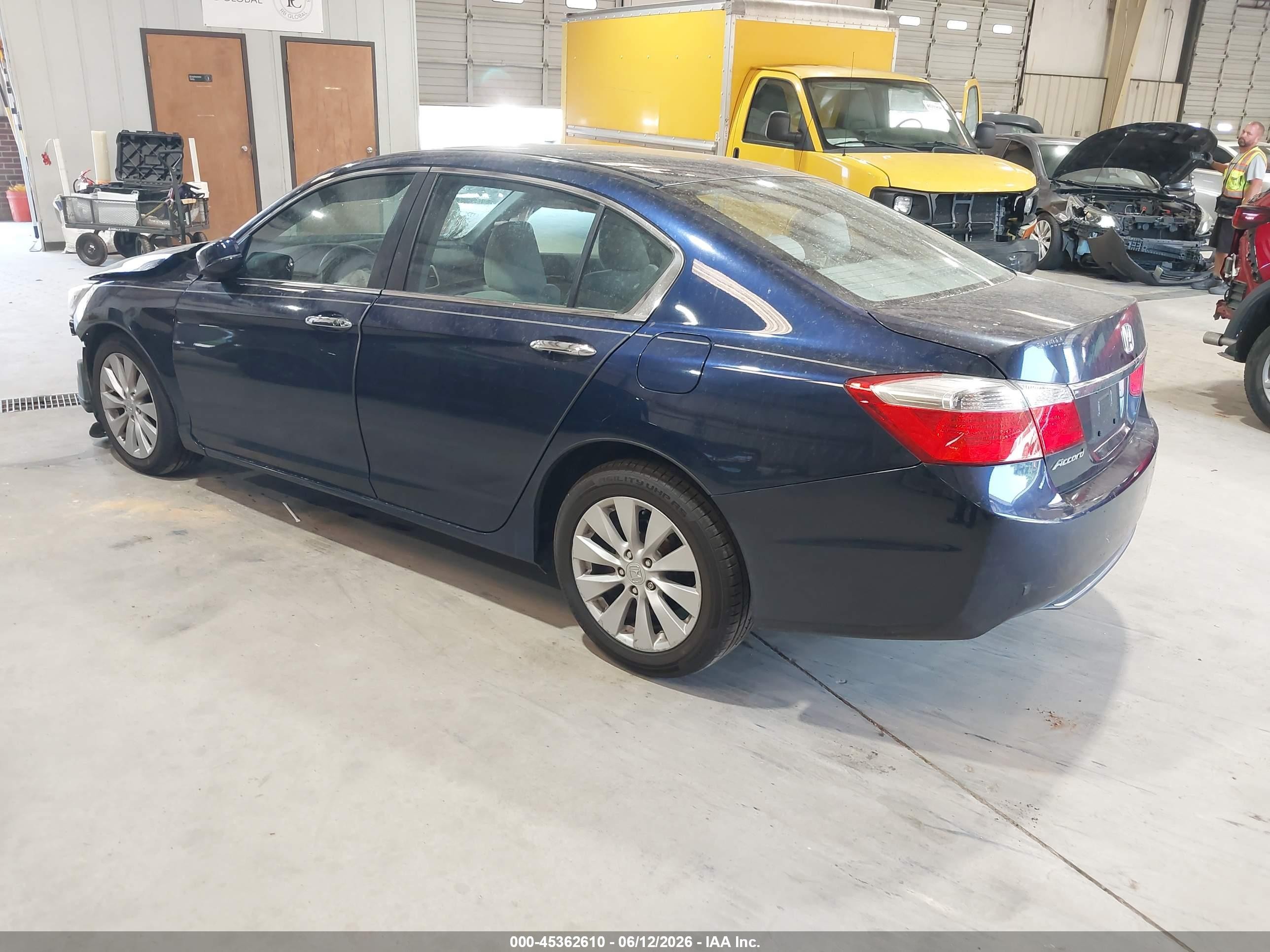 2015 Honda Accord Ex Blue vin: 1HGCR2F78FA114433