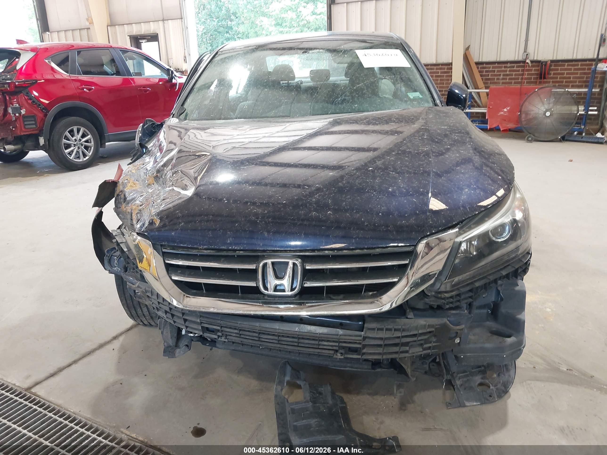 2015 Honda Accord Ex Blue vin: 1HGCR2F78FA114433