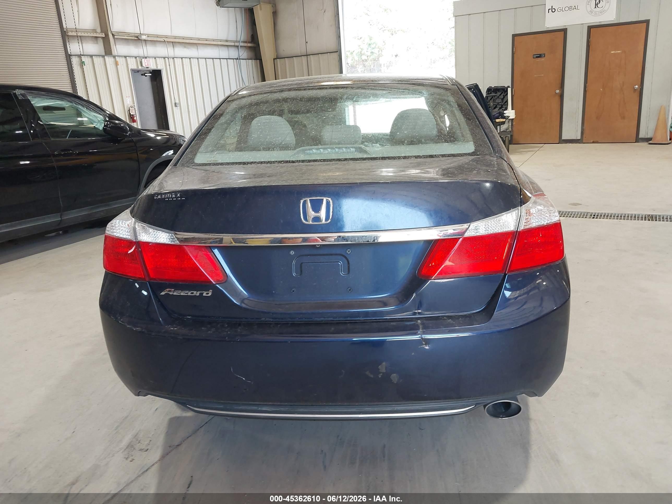 2015 Honda Accord Ex Blue vin: 1HGCR2F78FA114433
