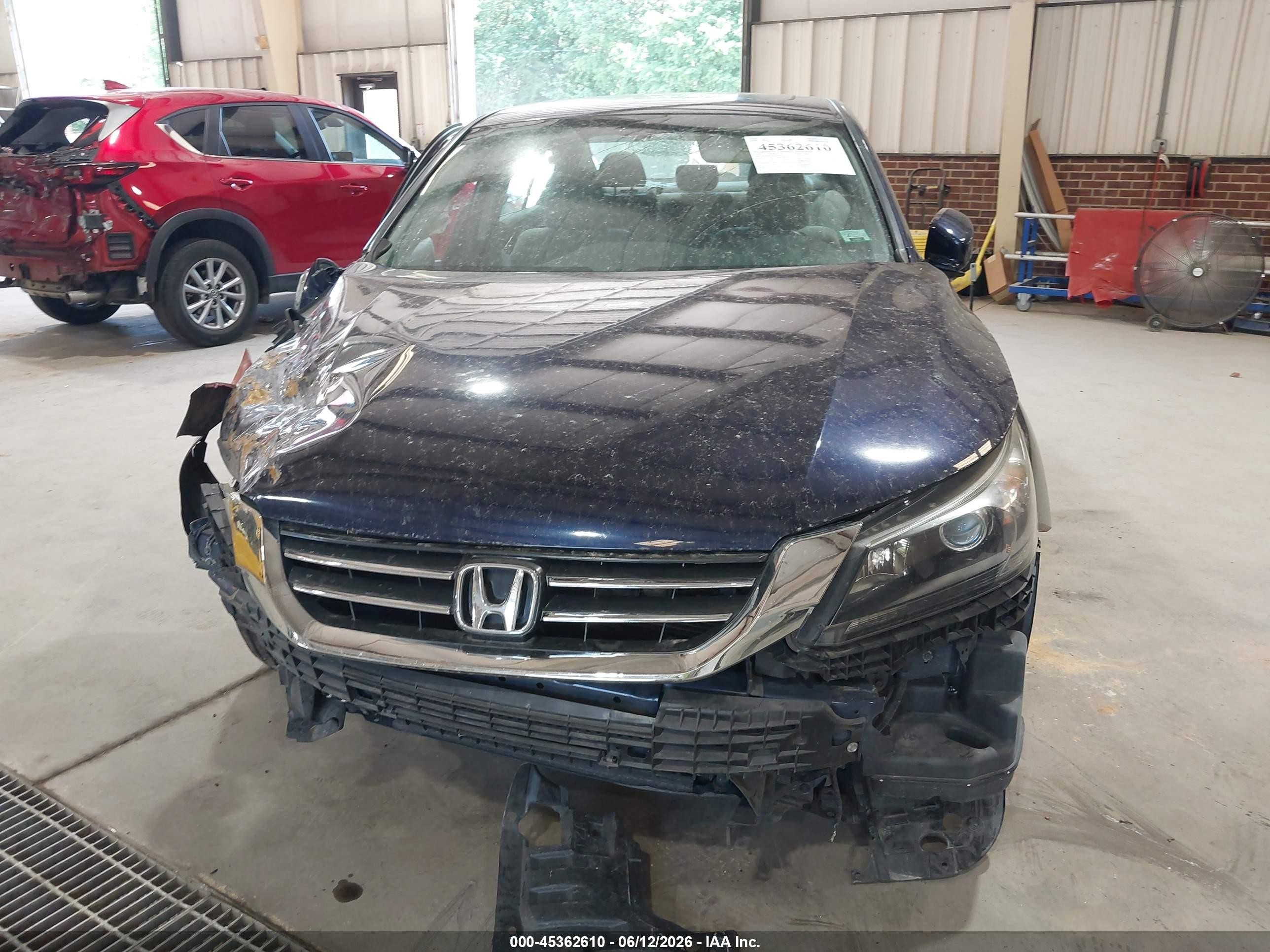 2015 Honda Accord Ex Blue vin: 1HGCR2F78FA114433