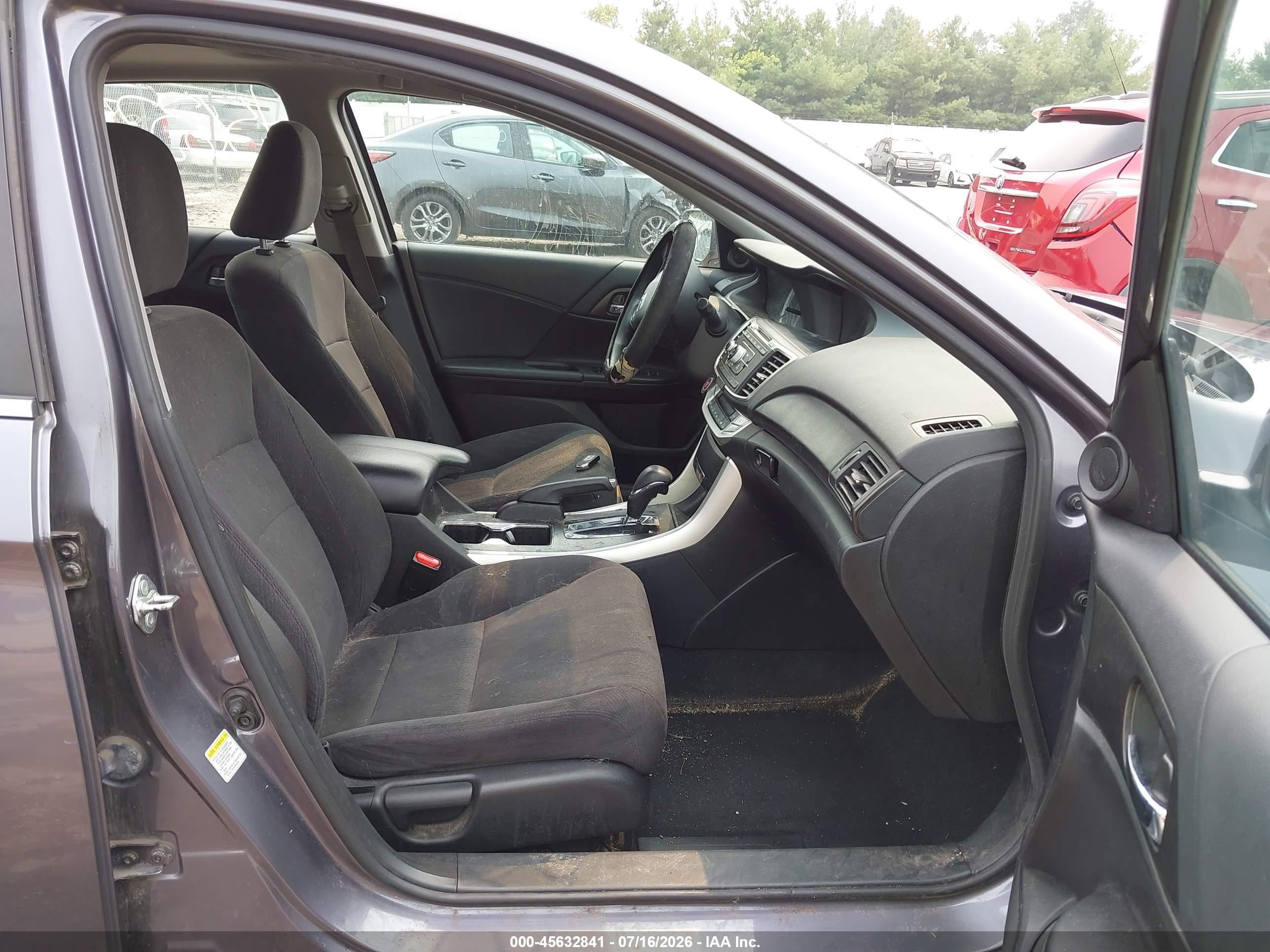 2015 Honda Accord Ex Gray vin: 1HGCR2F78FA188693