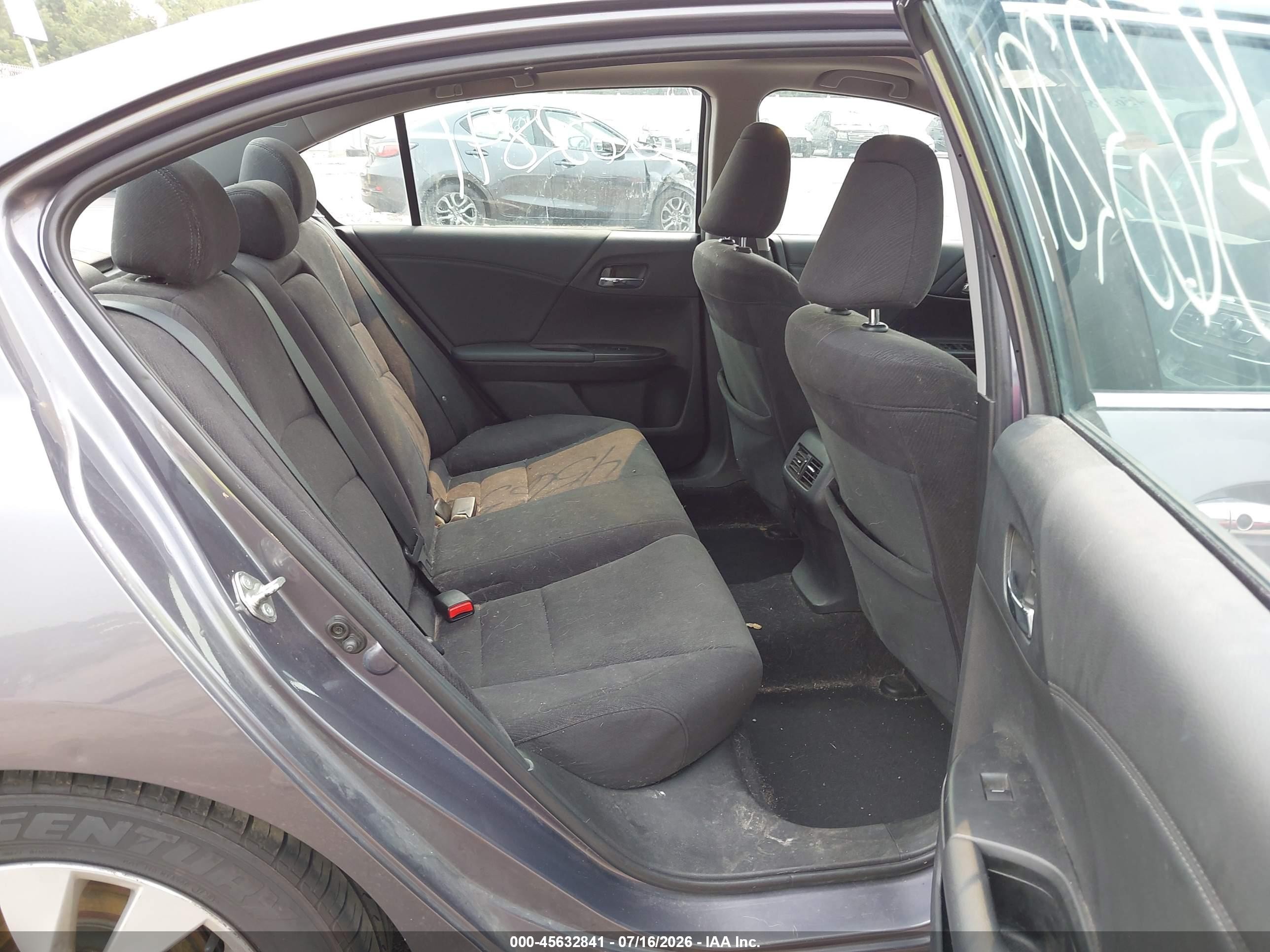 2015 Honda Accord Ex Gray vin: 1HGCR2F78FA188693