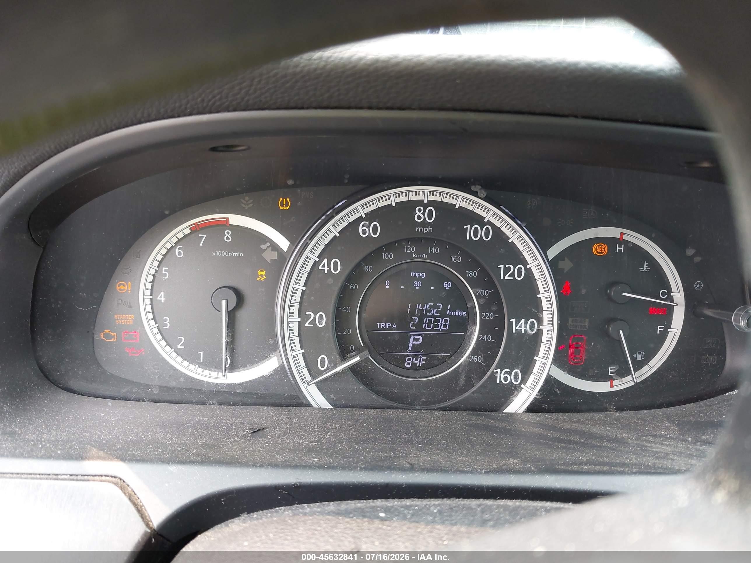 2015 Honda Accord Ex Gray vin: 1HGCR2F78FA188693