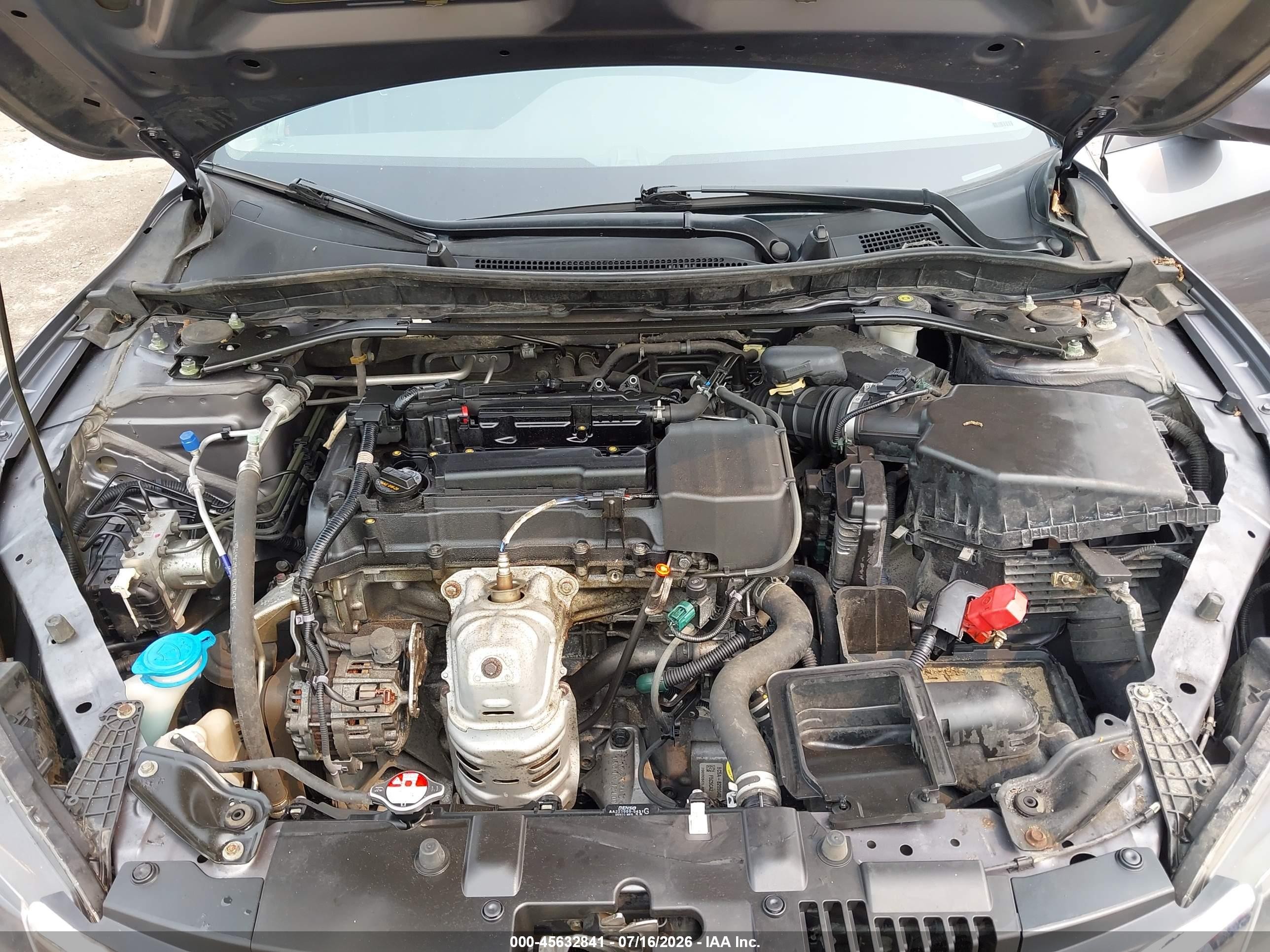 2015 Honda Accord Ex Gray vin: 1HGCR2F78FA188693
