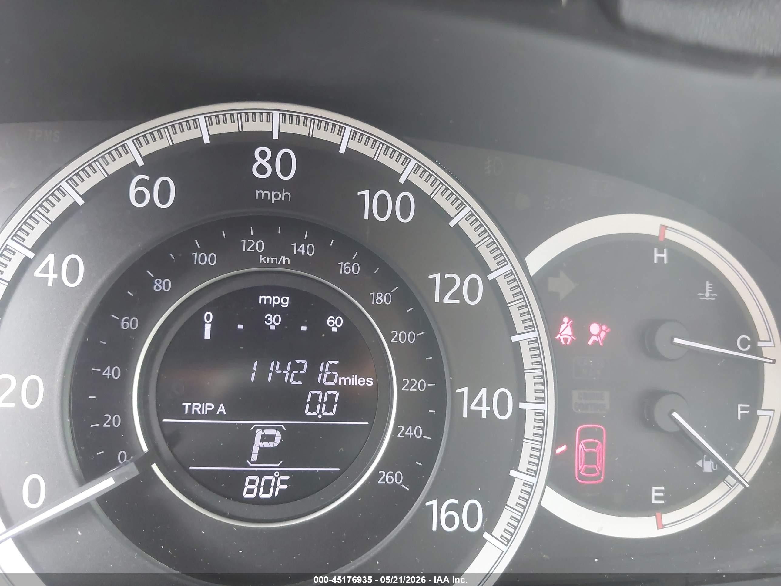 2015 Honda Accord Ex Burgundy vin: 1HGCR2F78FA230537