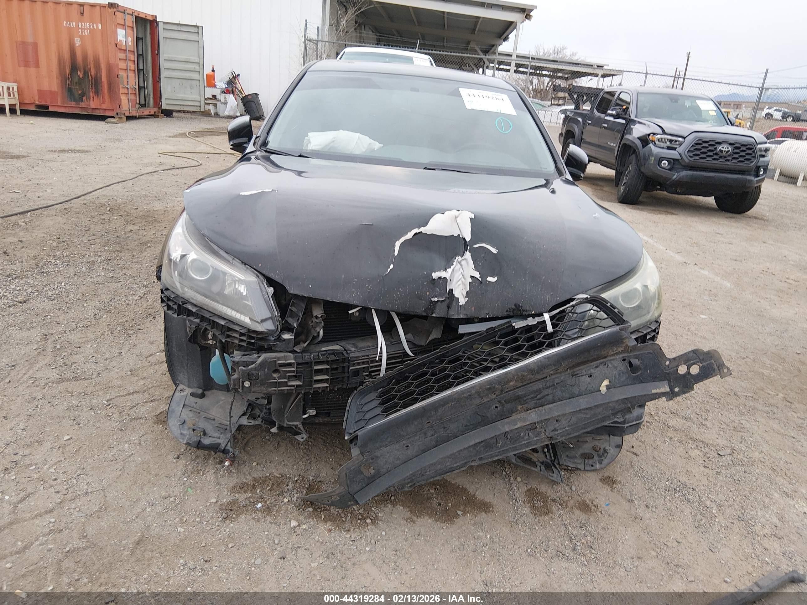 2015 Honda Accord Ex Черный vin: 1HGCR2F78FA242686