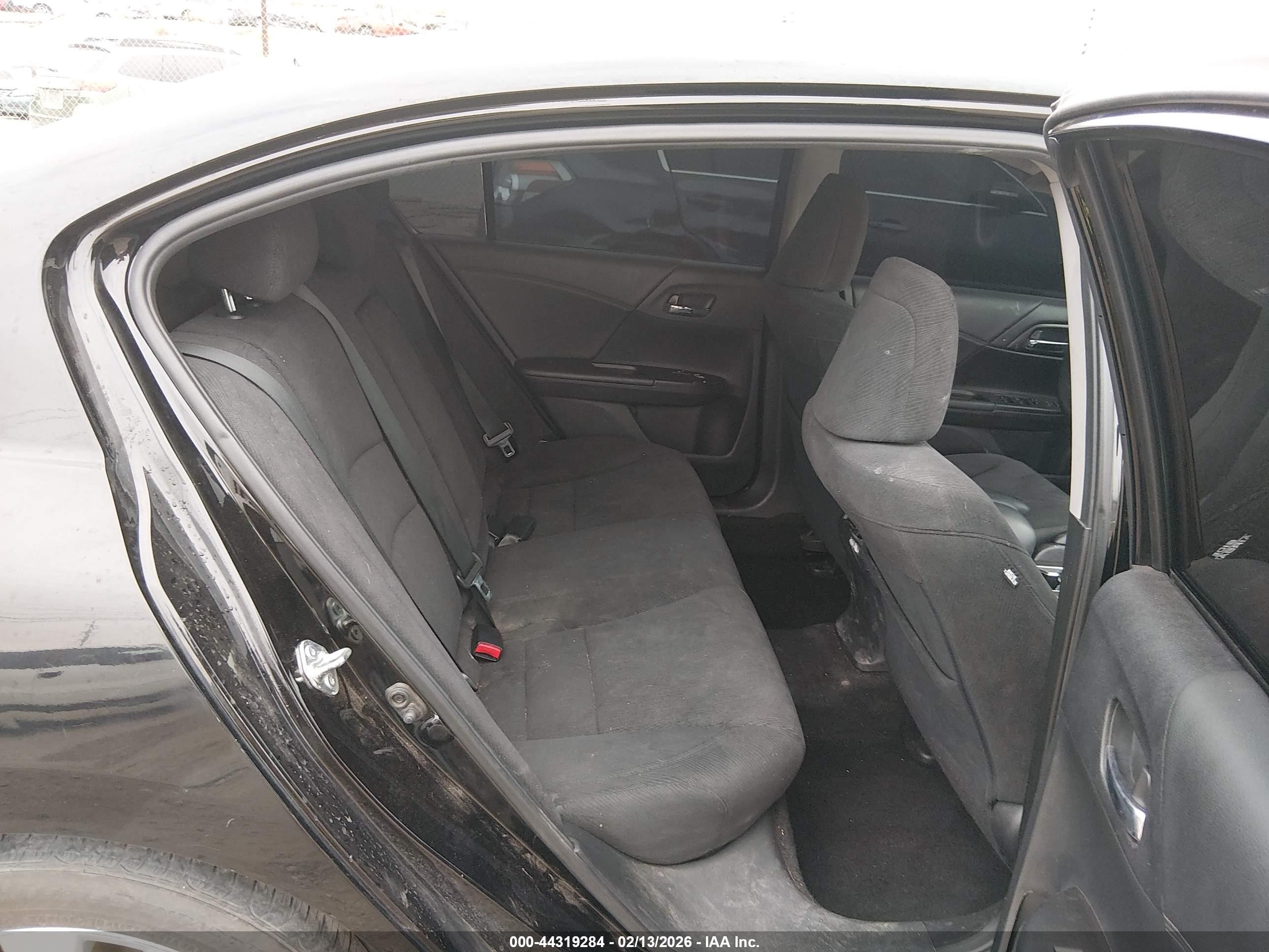 2015 Honda Accord Ex Черный vin: 1HGCR2F78FA242686