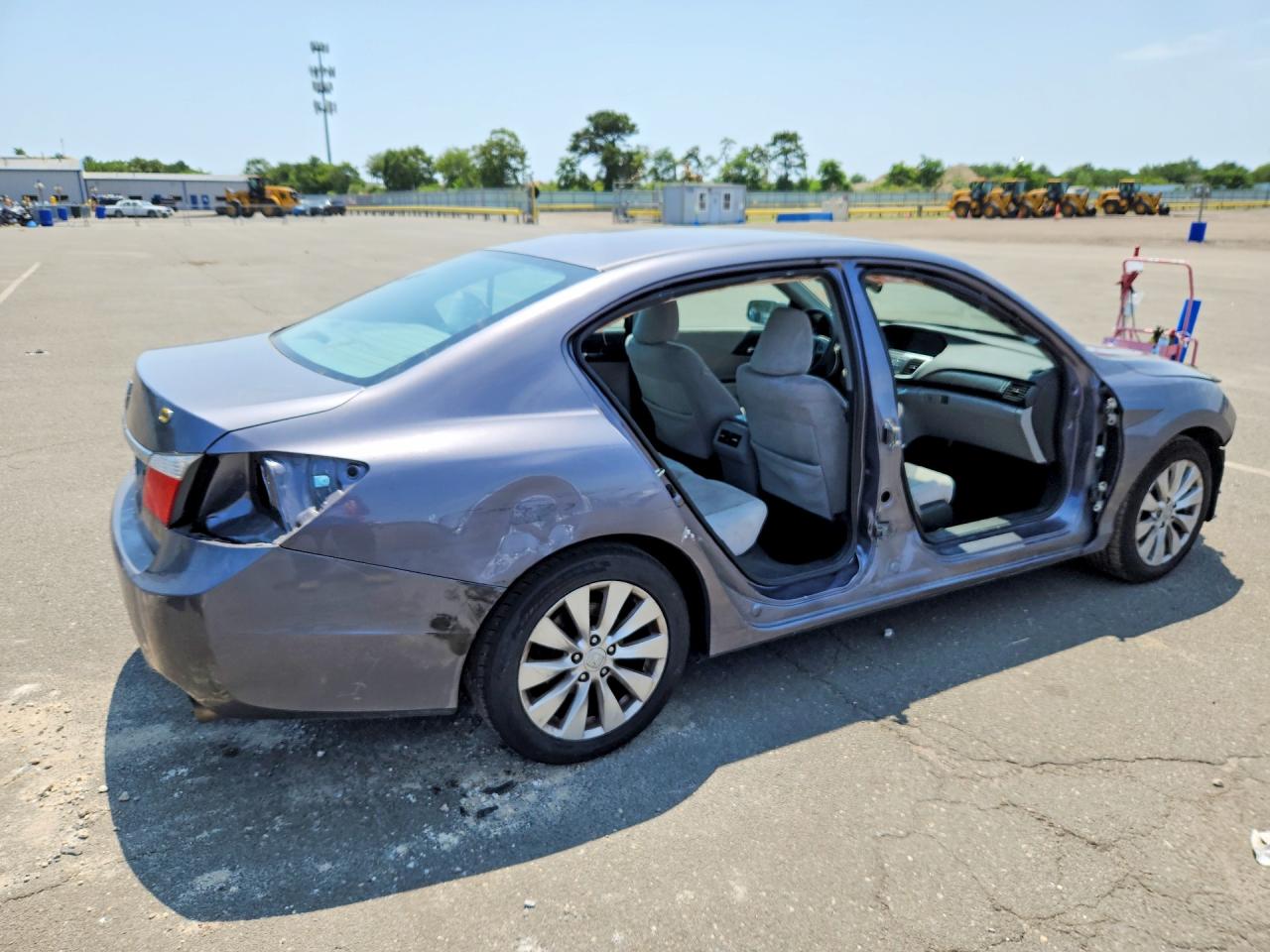 2015 Honda Accord Ex Gray vin: 1HGCR2F78FA254482