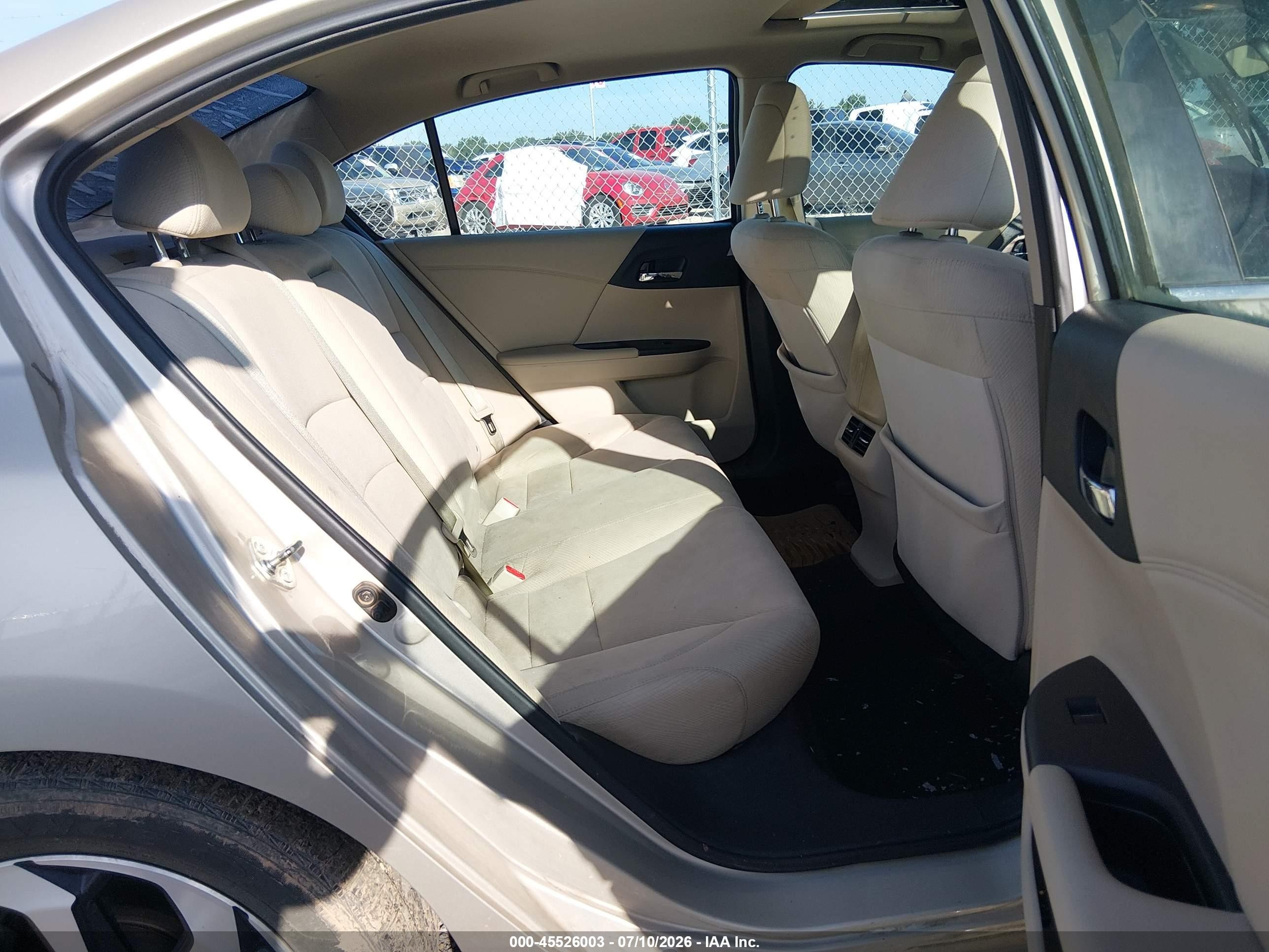 2016 Honda Accord Ex Бежевый vin: 1HGCR2F78GA057958