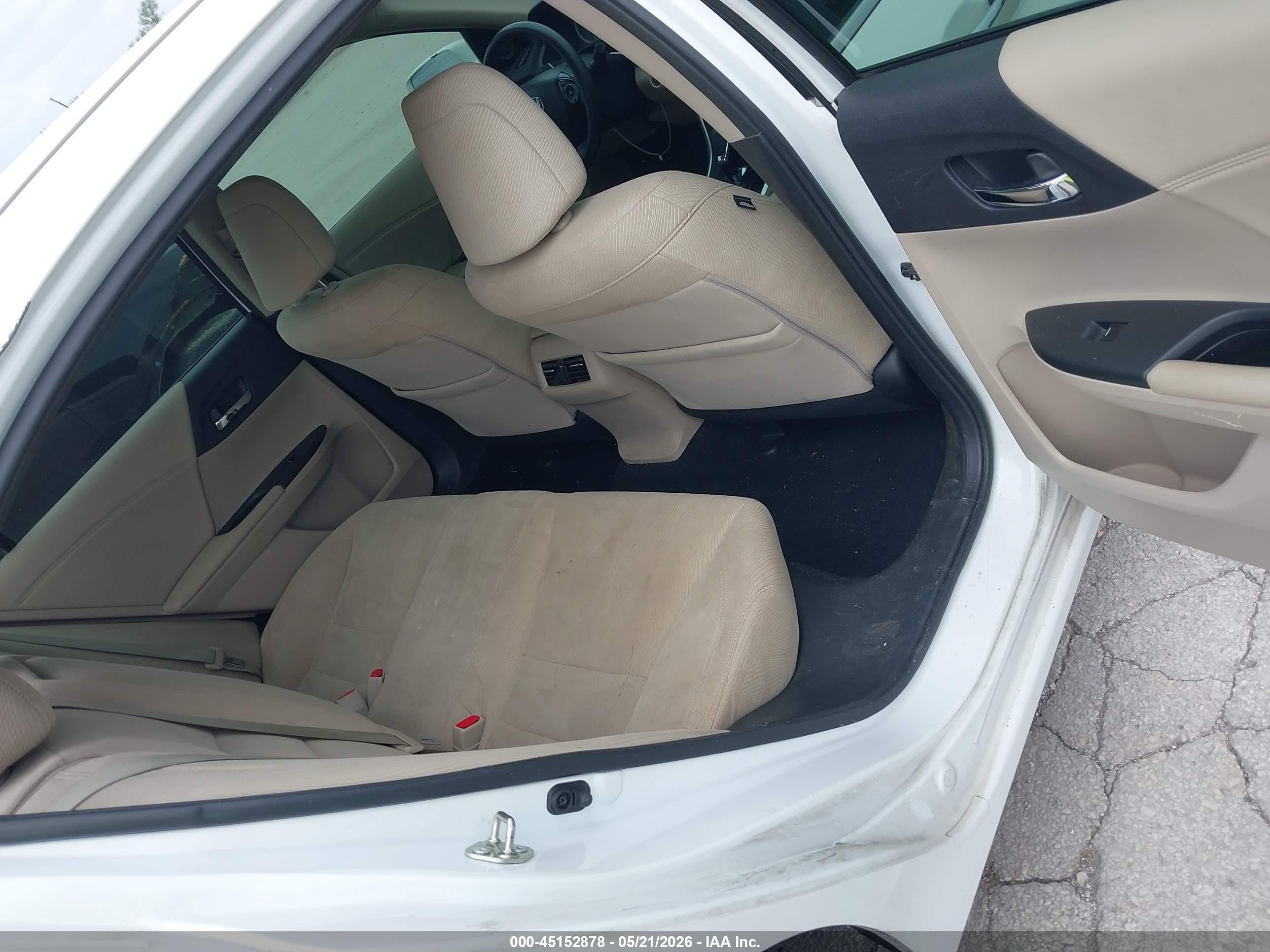 2017 Honda Accord Ex White vin: 1HGCR2F78HA004839