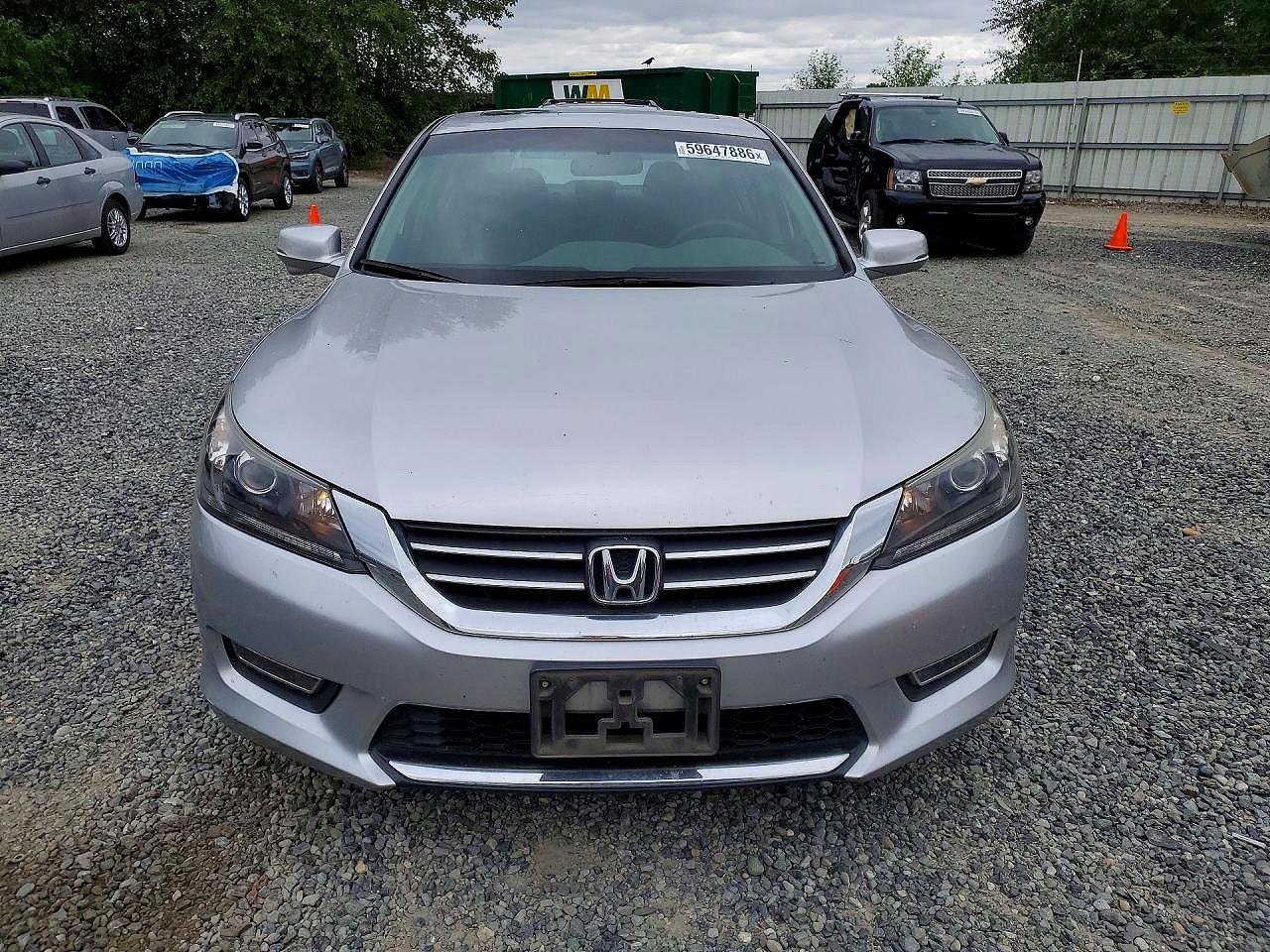 2013 Honda Accord Ex Silver vin: 1HGCR2F79DA011518
