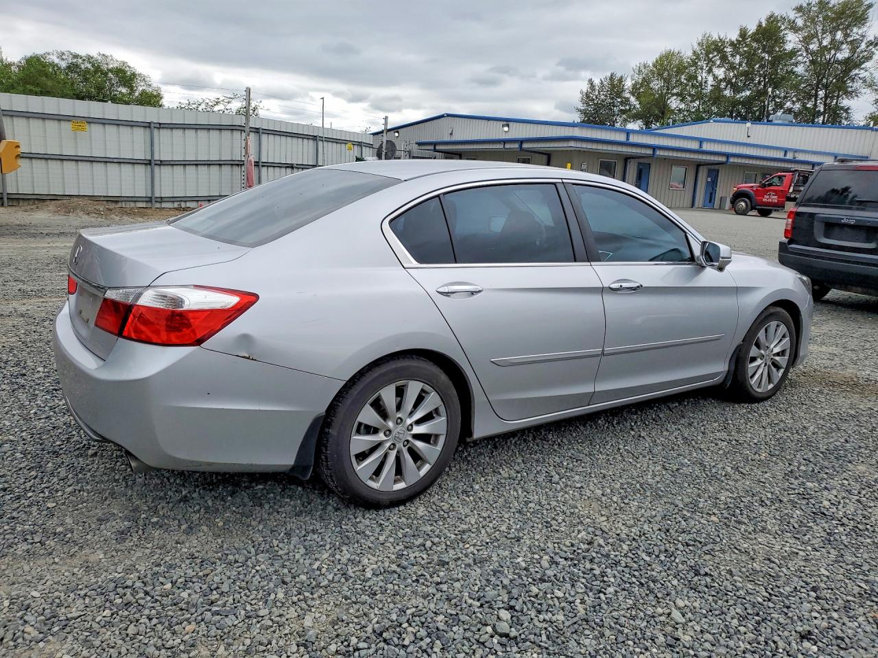 2013 Honda Accord Ex Silver vin: 1HGCR2F79DA011518