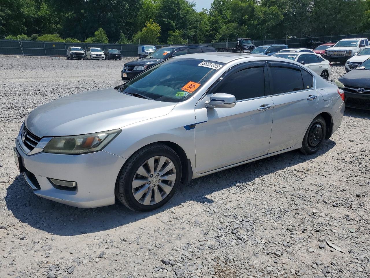2013 Honda Accord Ex Silver vin: 1HGCR2F79DA028951