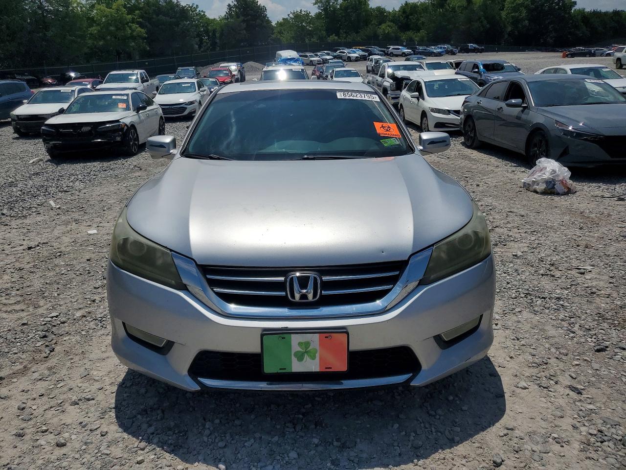 2013 Honda Accord Ex Silver vin: 1HGCR2F79DA028951