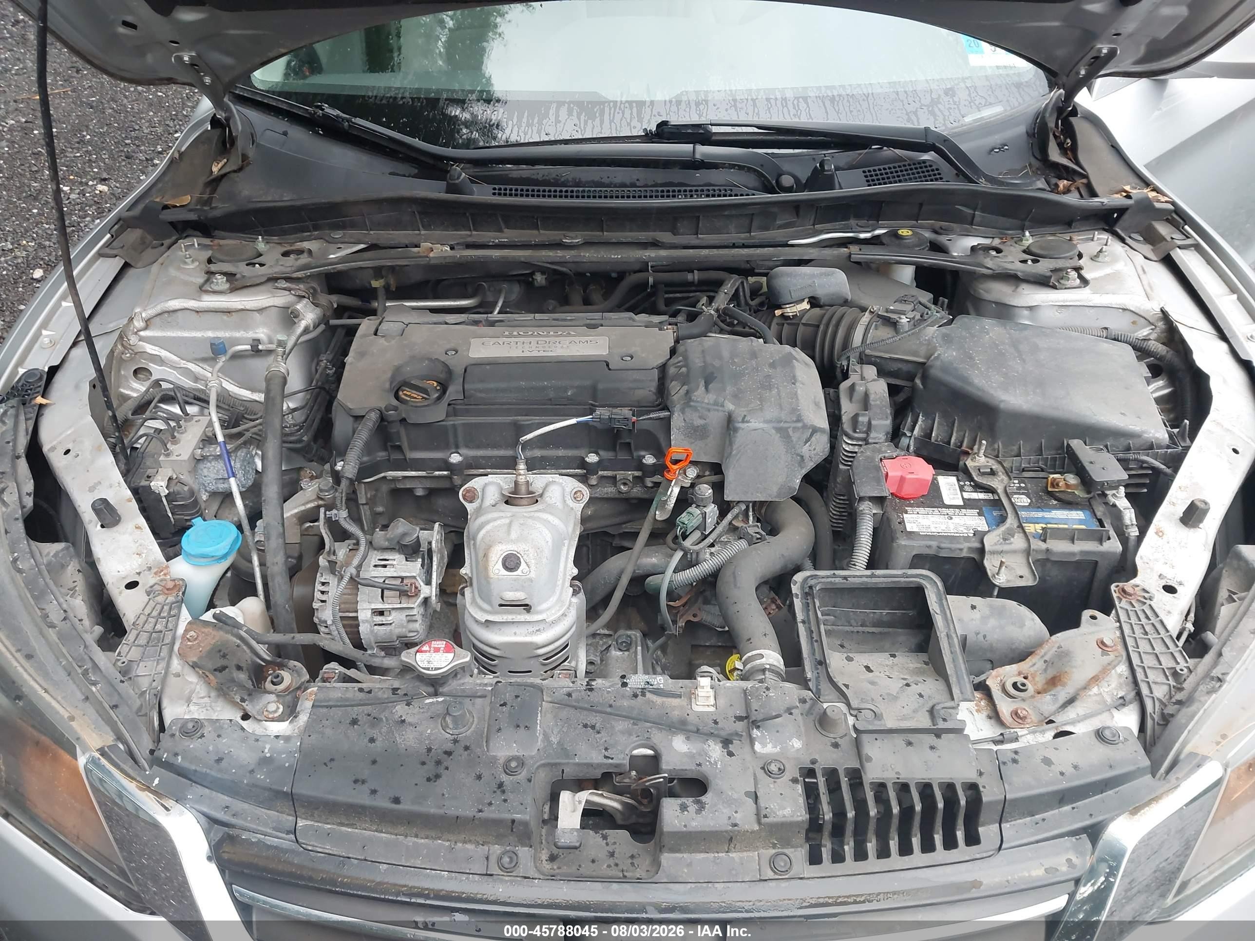 2013 Honda Accord Ex Silver vin: 1HGCR2F79DA051033