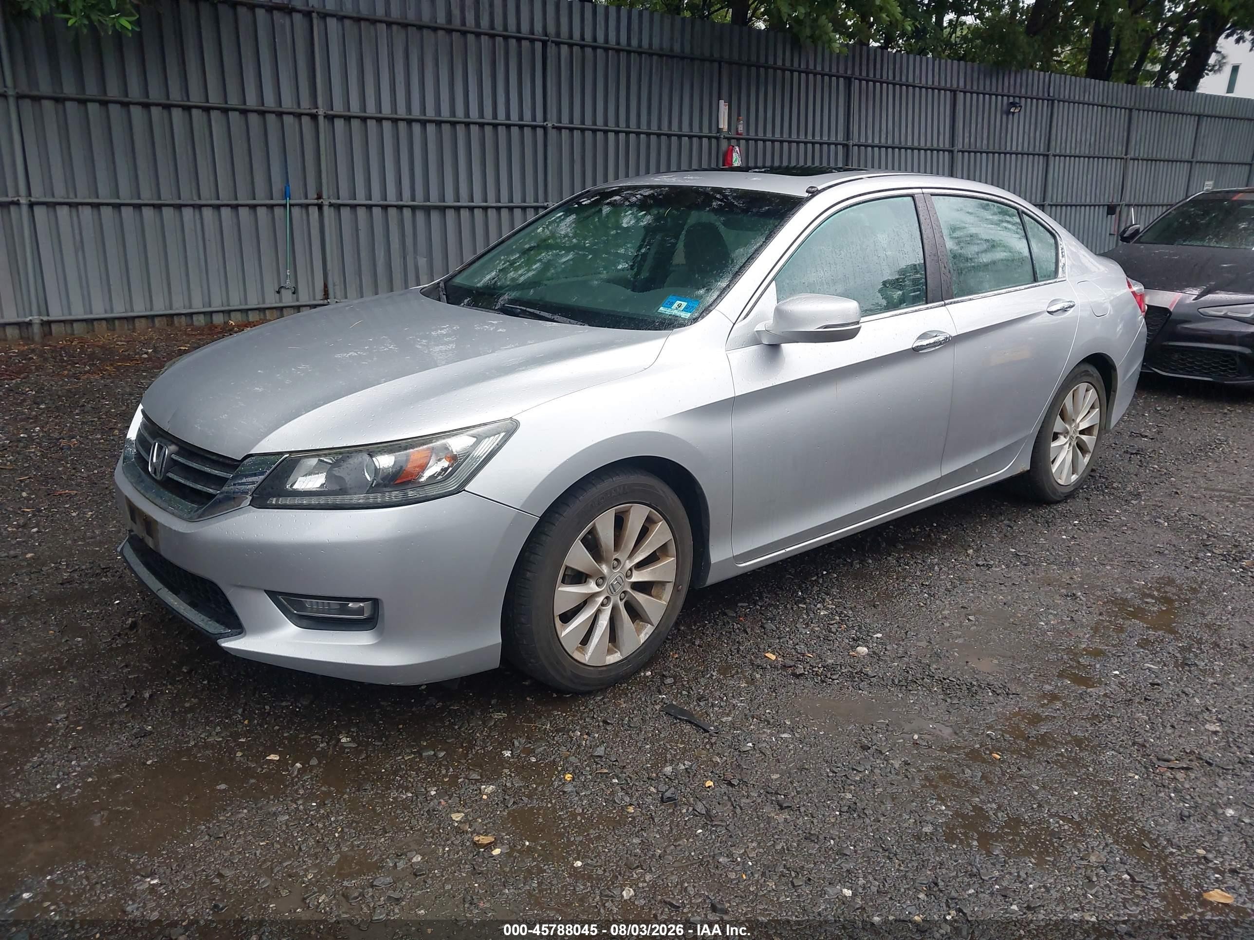2013 Honda Accord Ex Silver vin: 1HGCR2F79DA051033