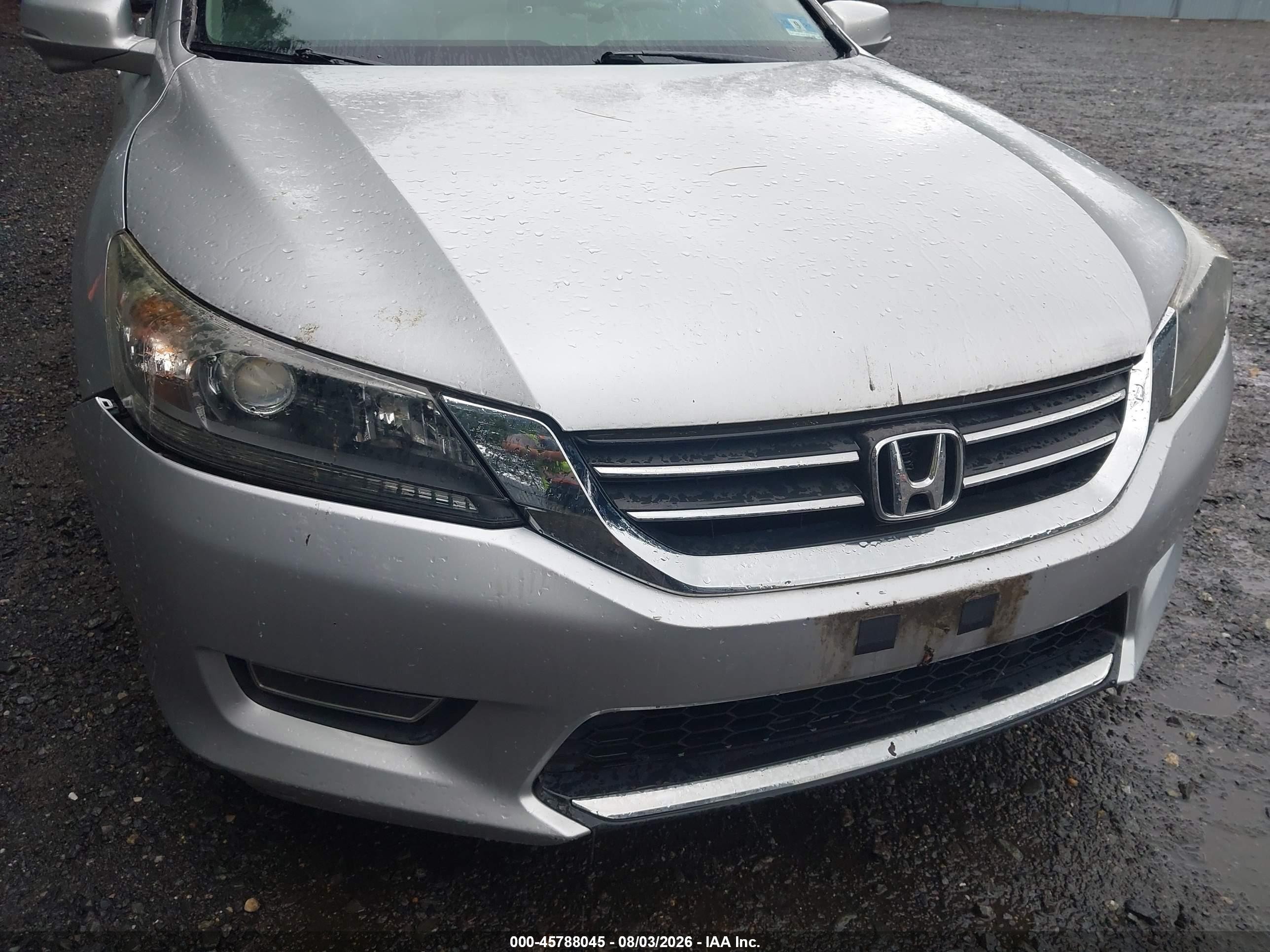 2013 Honda Accord Ex Silver vin: 1HGCR2F79DA051033