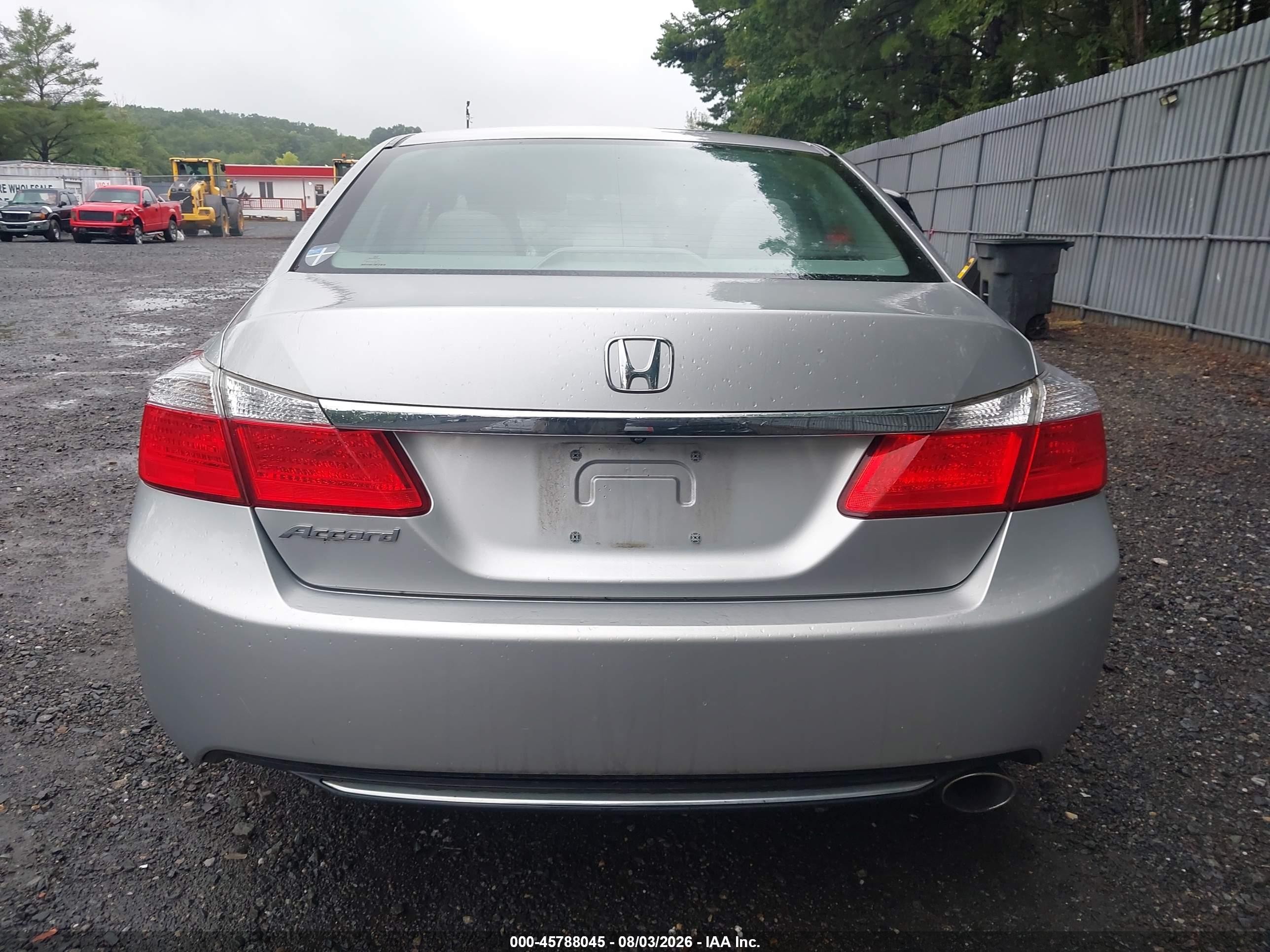2013 Honda Accord Ex Silver vin: 1HGCR2F79DA051033