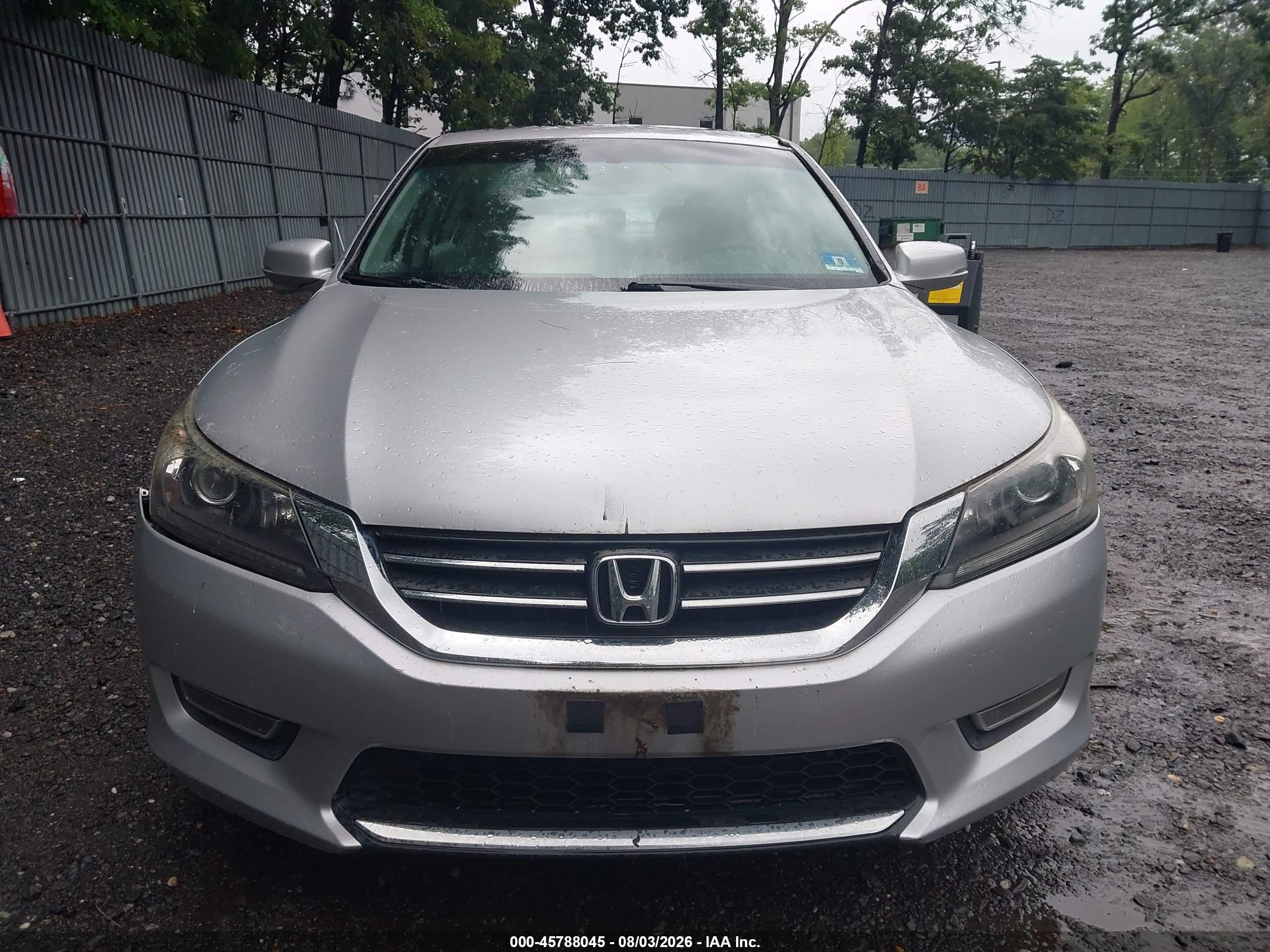 2013 Honda Accord Ex Silver vin: 1HGCR2F79DA051033