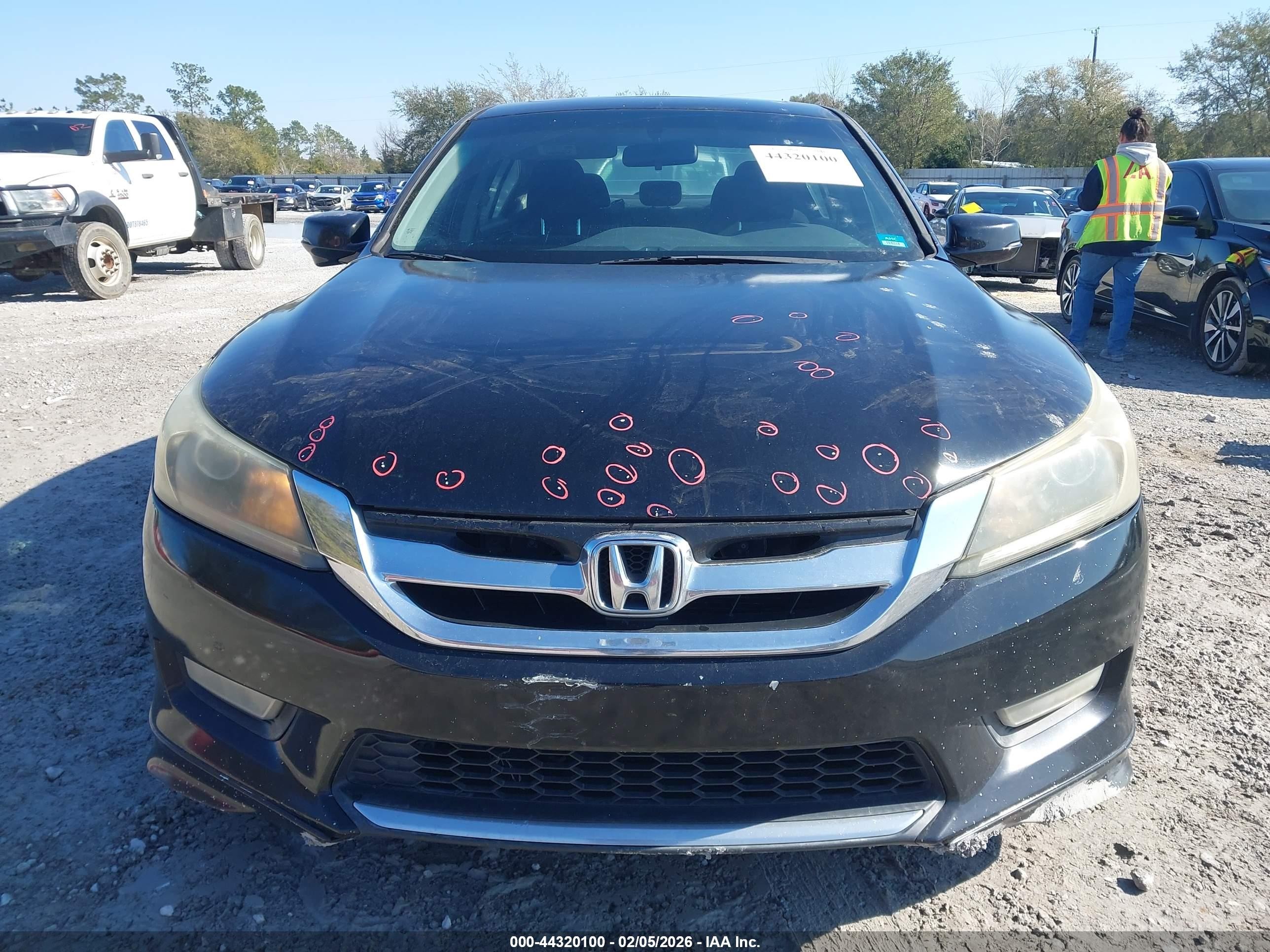 2013 Honda Accord Ex Black vin: 1HGCR2F79DA054644
