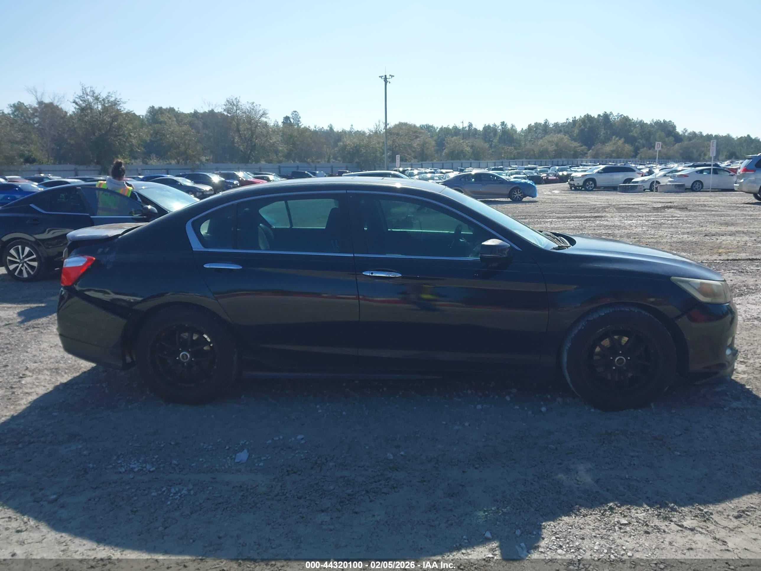 2013 Honda Accord Ex Black vin: 1HGCR2F79DA054644