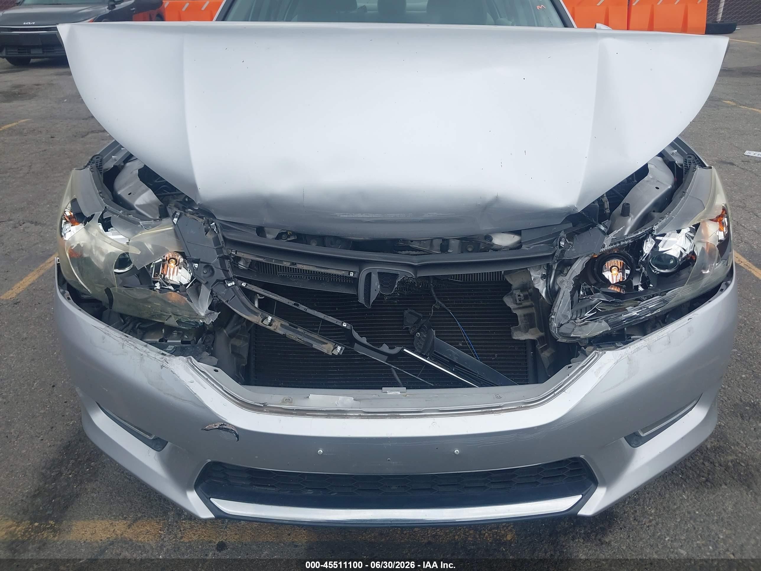 2013 Honda Accord Ex Silver vin: 1HGCR2F79DA108122