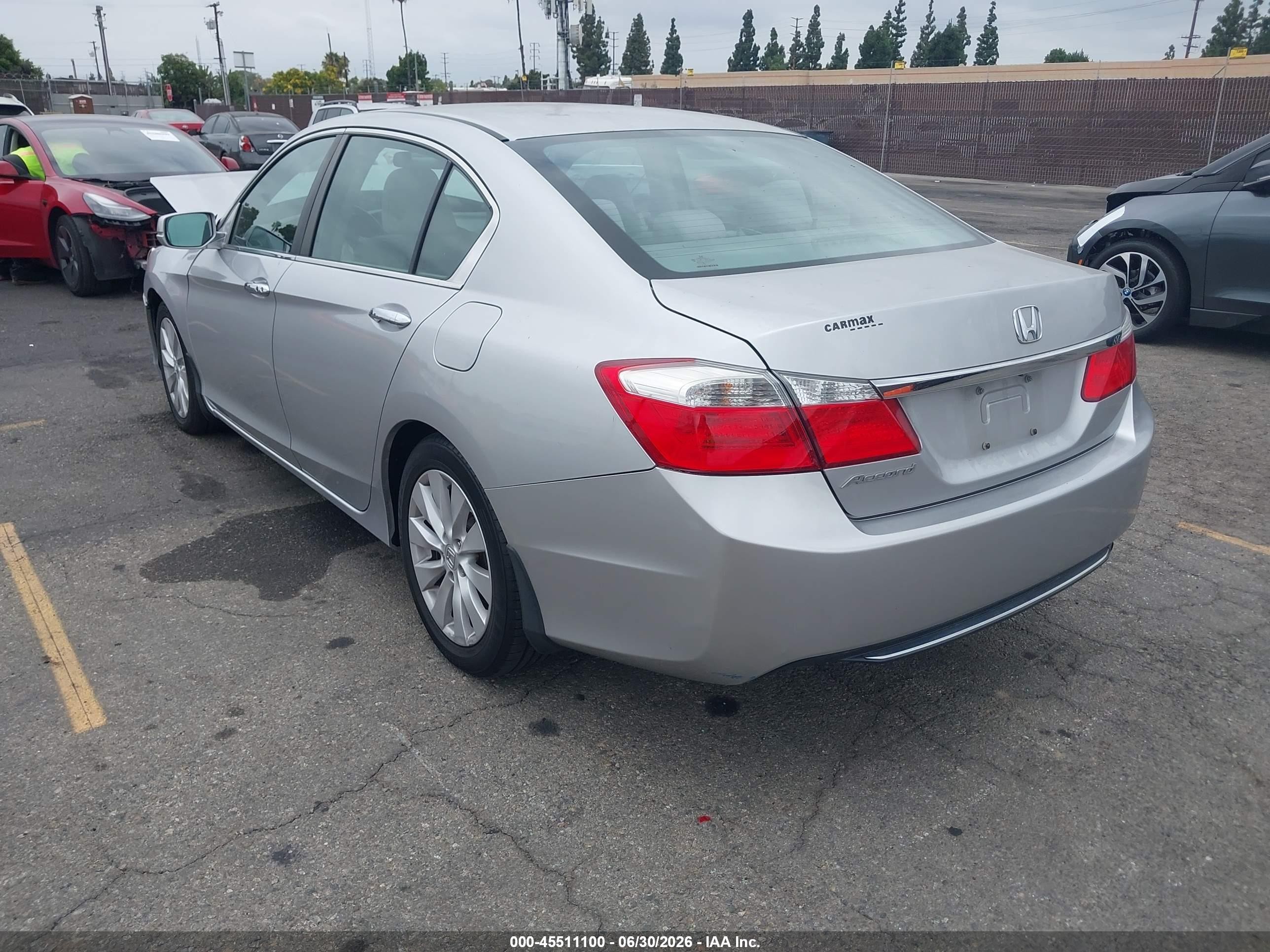 2013 Honda Accord Ex Silver vin: 1HGCR2F79DA108122
